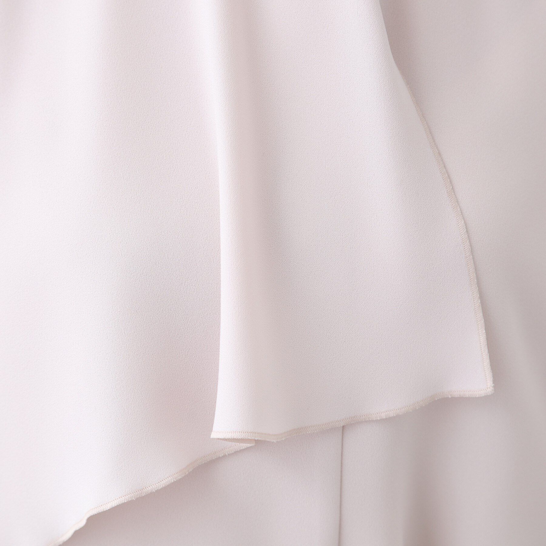 INDIVI「【洗える／UVケア】ヨークフリルブラウス」|シャツ・ブラウス|