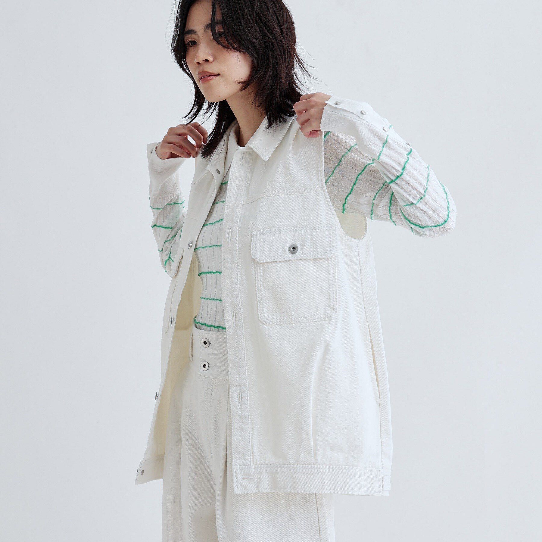 GALLEST「デニムジレ」|デニムジャケット|