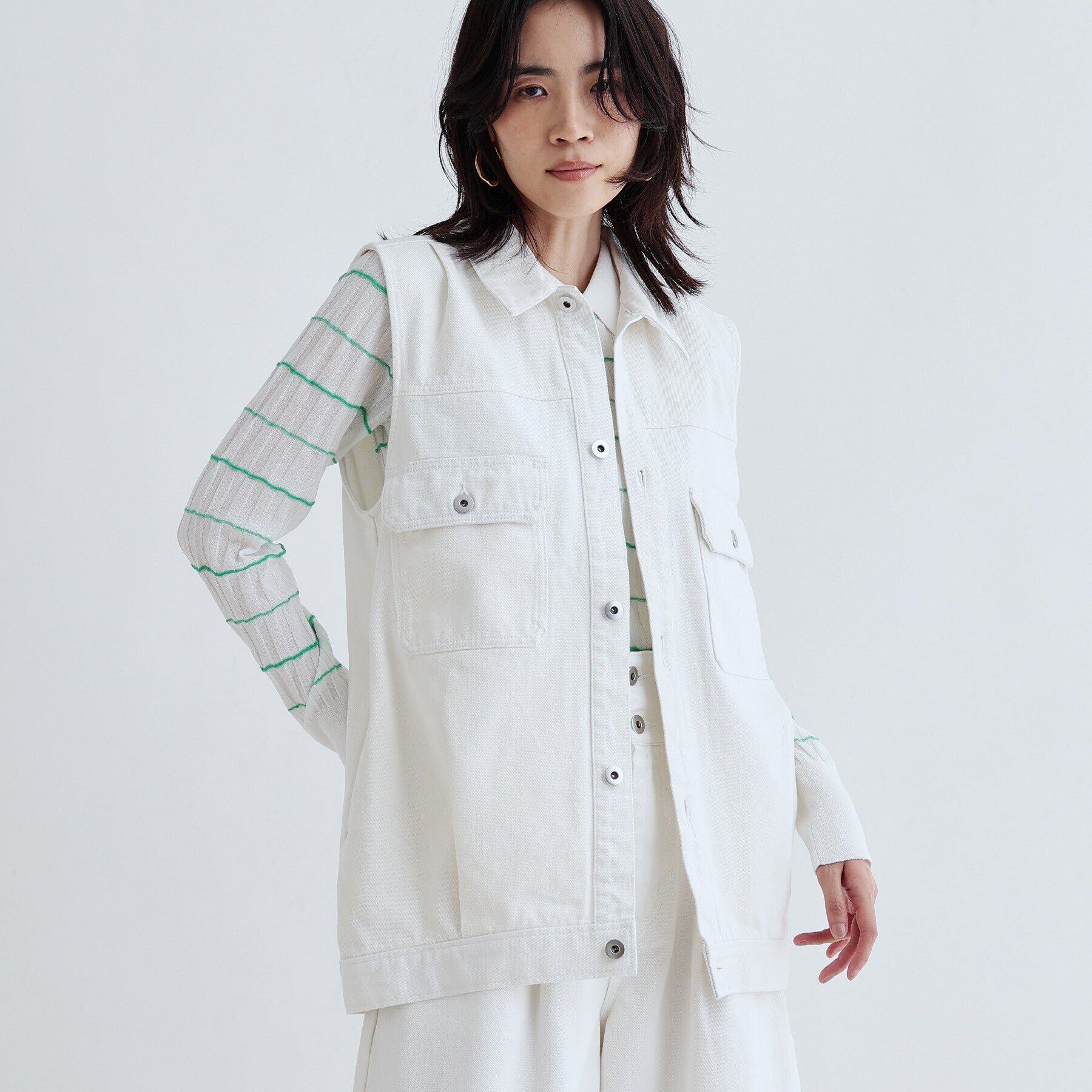 GALLEST「デニムジレ」|デニムジャケット|