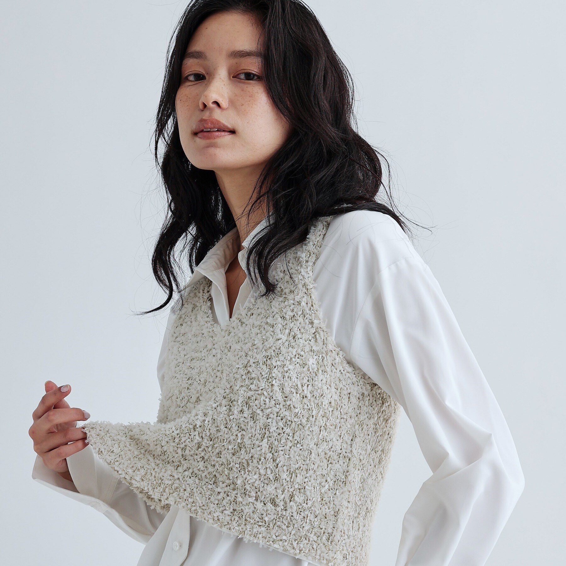 GALLEST「フェザーヤーンベスト」|ベスト・ジレ|