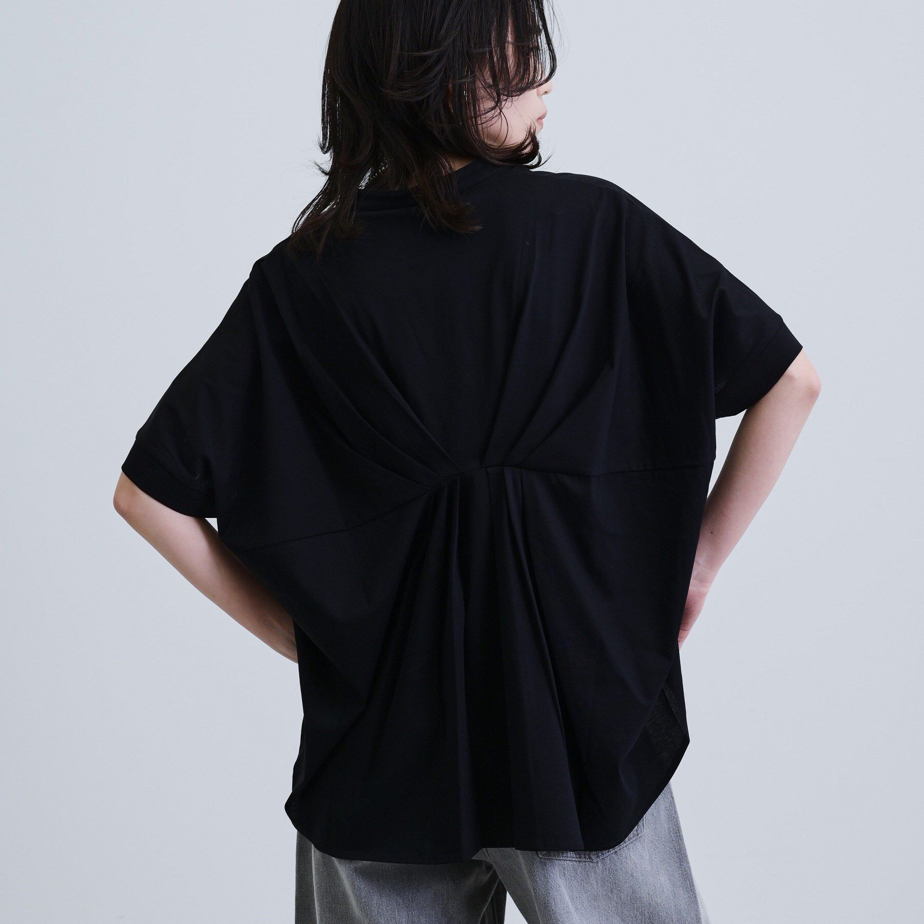 GALLEST「ギャザーポンチョカットソー」|Tシャツ・カットソー|