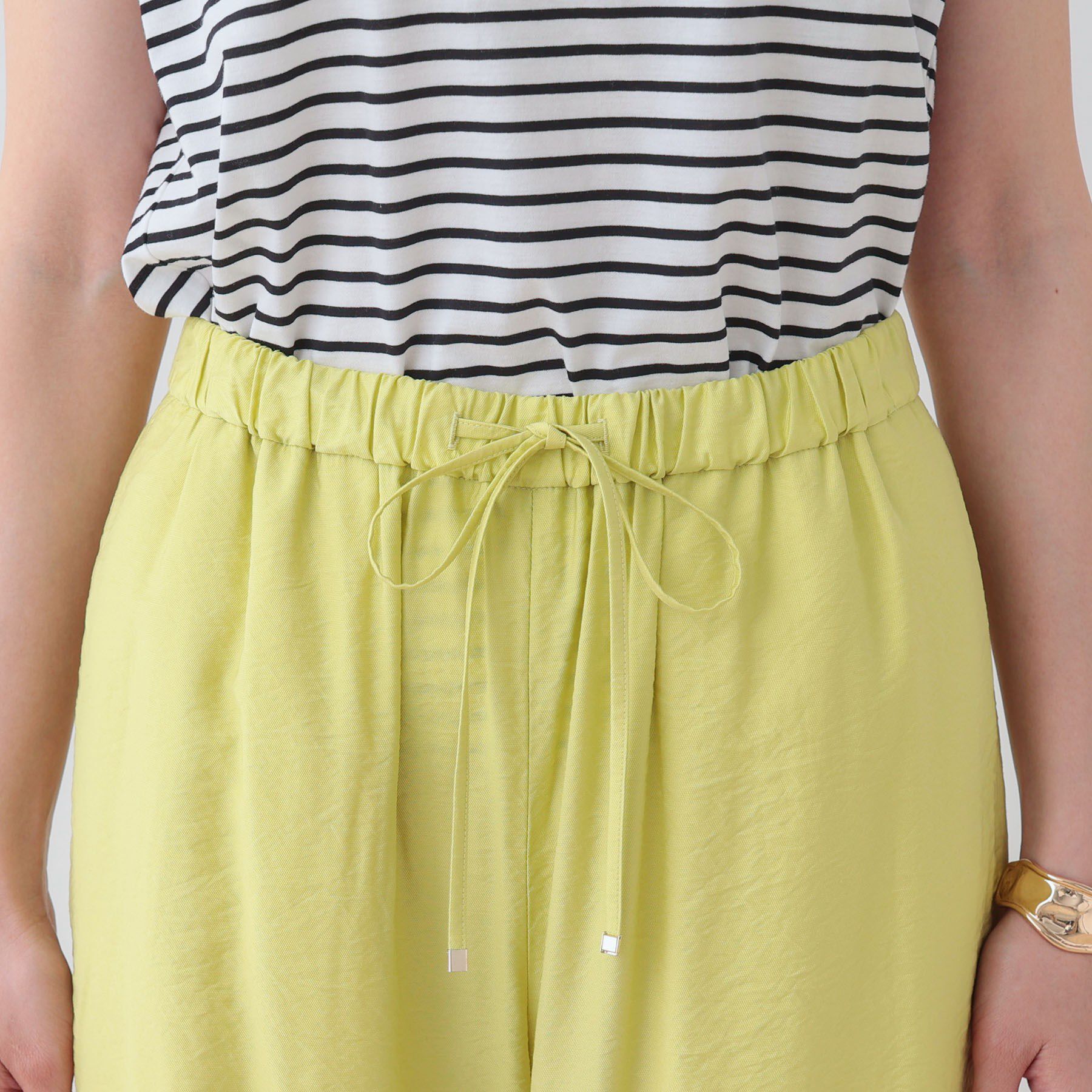 INDIVI「【洗える／UVケア／SETUP可能】ドロストワイドパンツ」|その他|