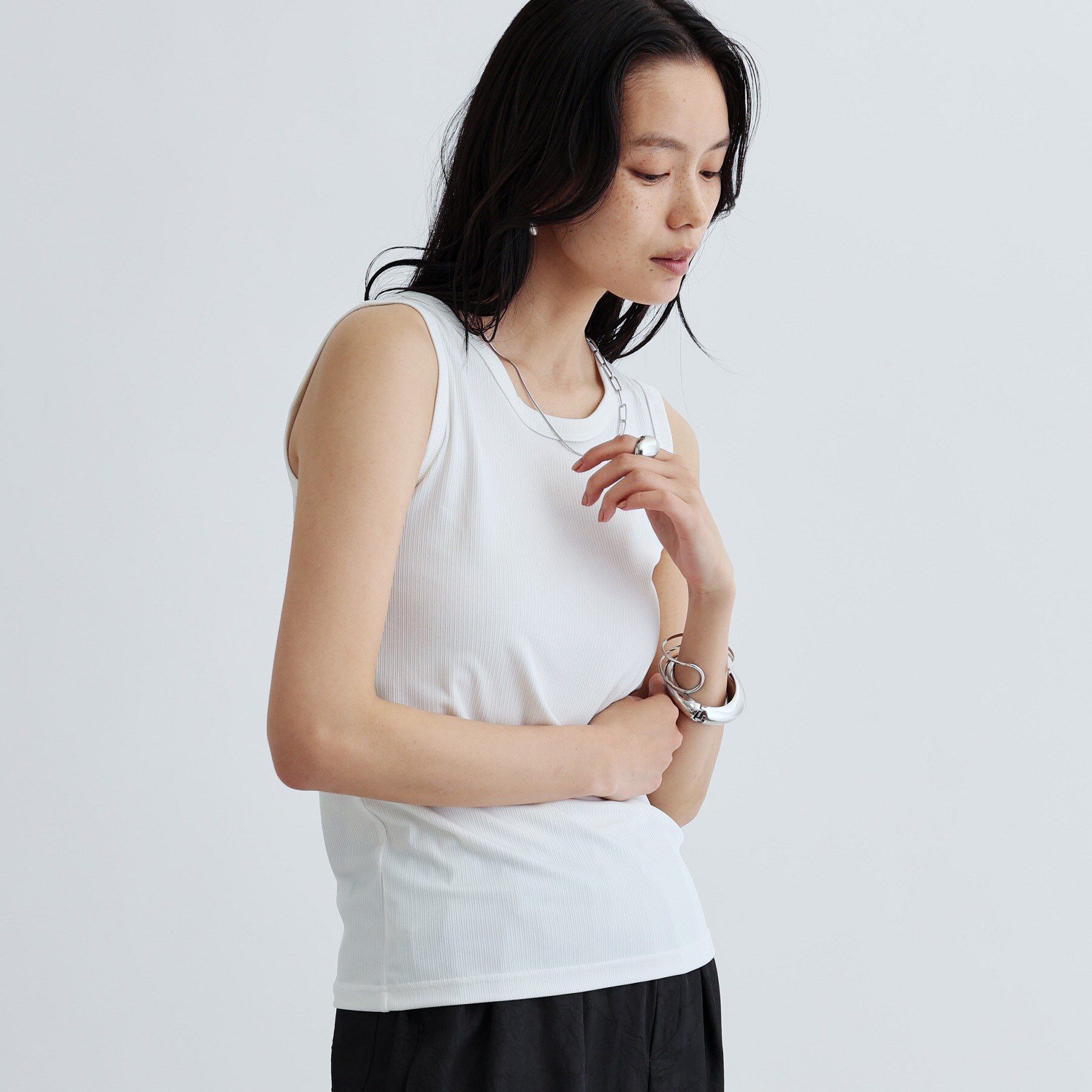 GALLEST「【再入荷】ランダムリブタンクトップ」|キャミソール|