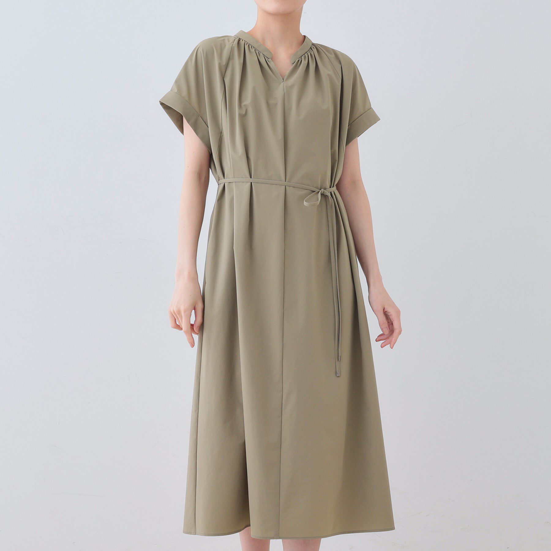 INDIVI「【通気性◎撥水／UV／接触冷感】アクティブワンピース」|ワンピース|