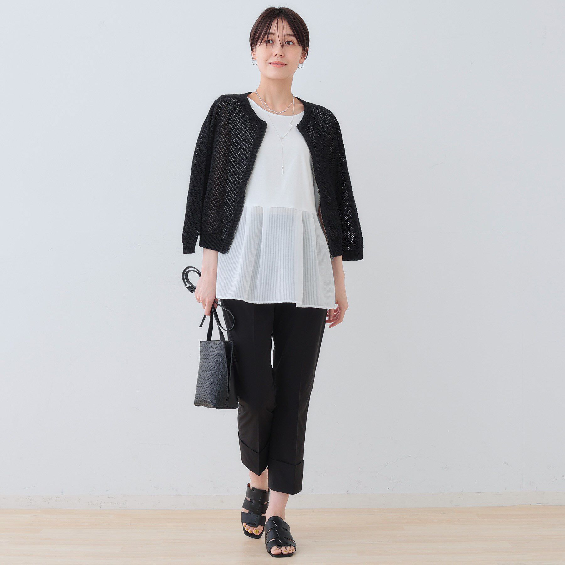 INDIVI「【通気性◎撥水／UV／SETUP可能】アクティブパンツ」|その他|