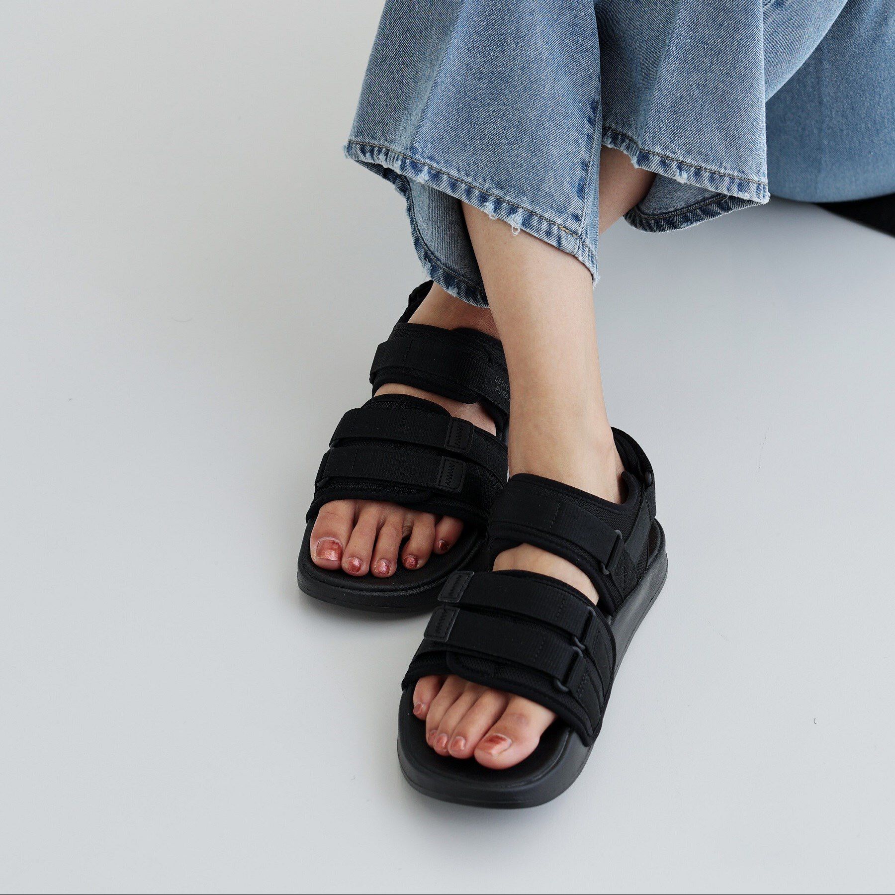 GALLEST「【PUMA】リードキャットシティサンダル」|サンダル|ブラック(019)