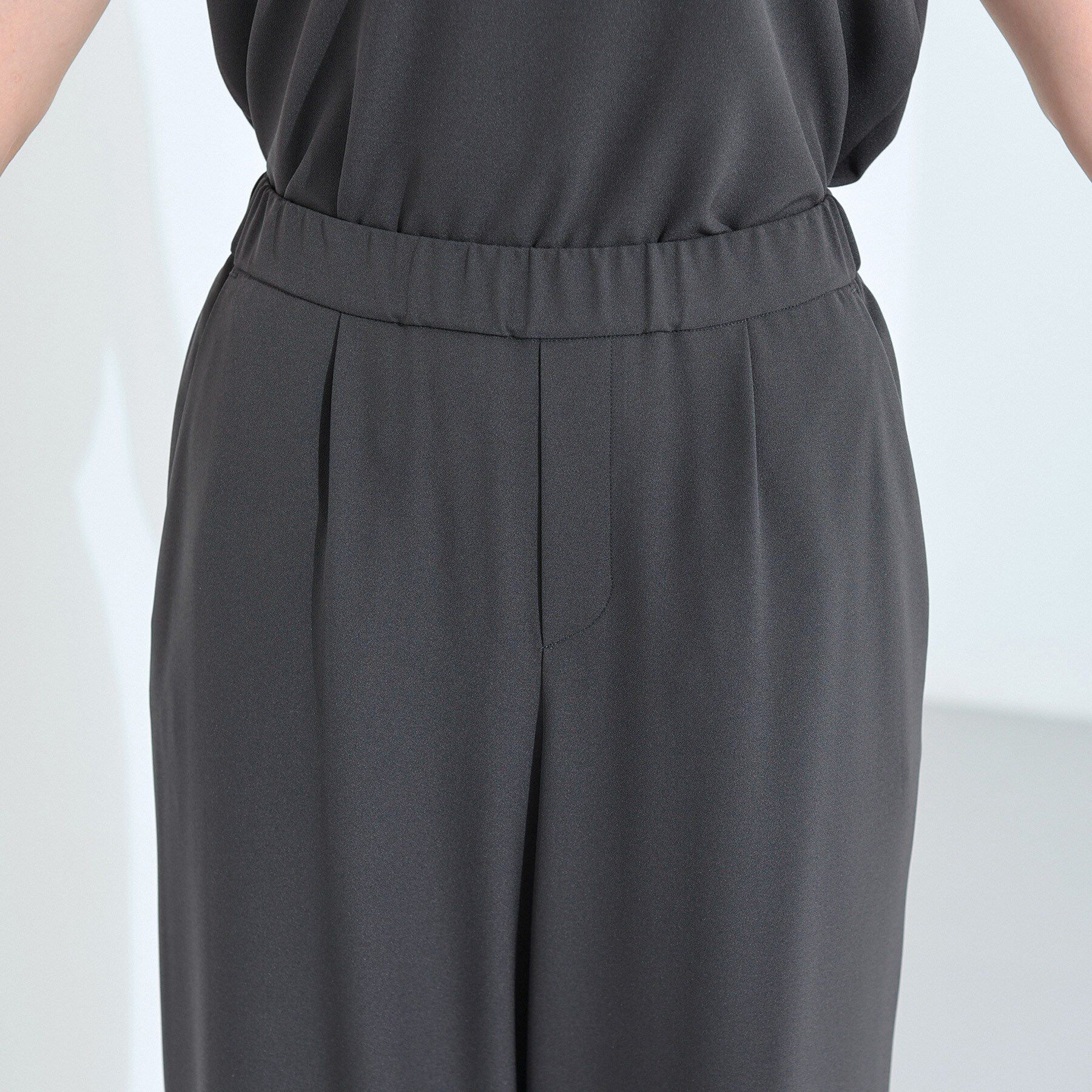 INDIVI「【UVケア／SETUP可能】エアリージョーゼット ワイドパンツ」|その他|