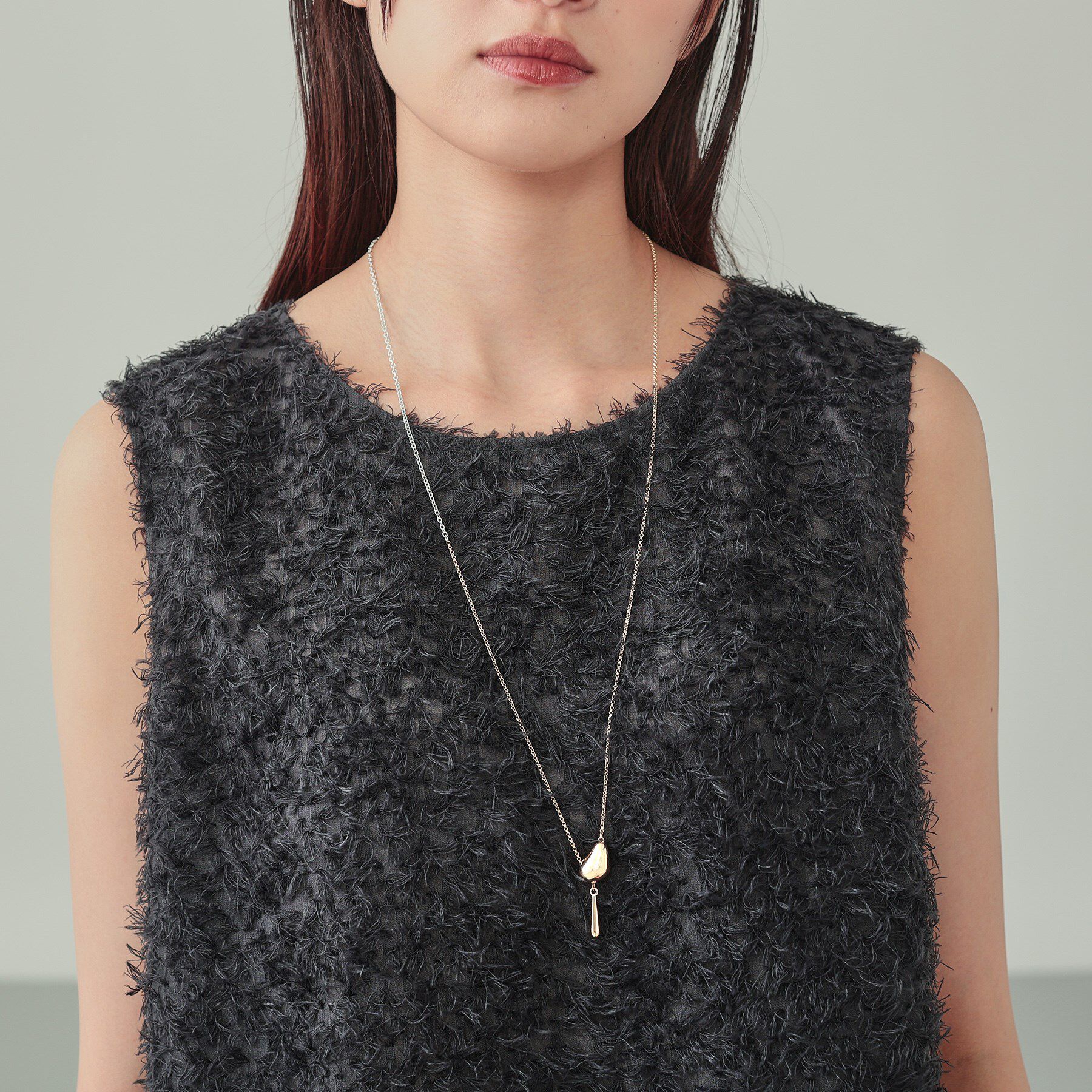 INDIVI「【2WAY】フリードロップネックレス」|ネックレス|