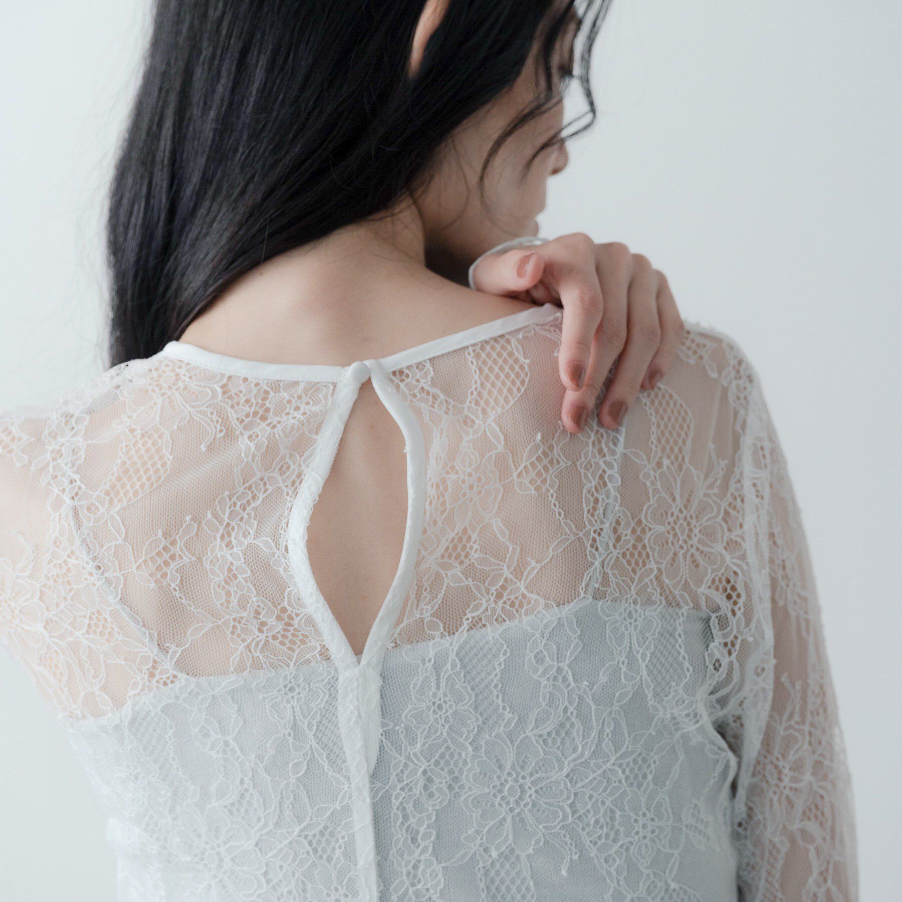 GALLEST「レースストレッチカットソー」|Tシャツ・カットソー|