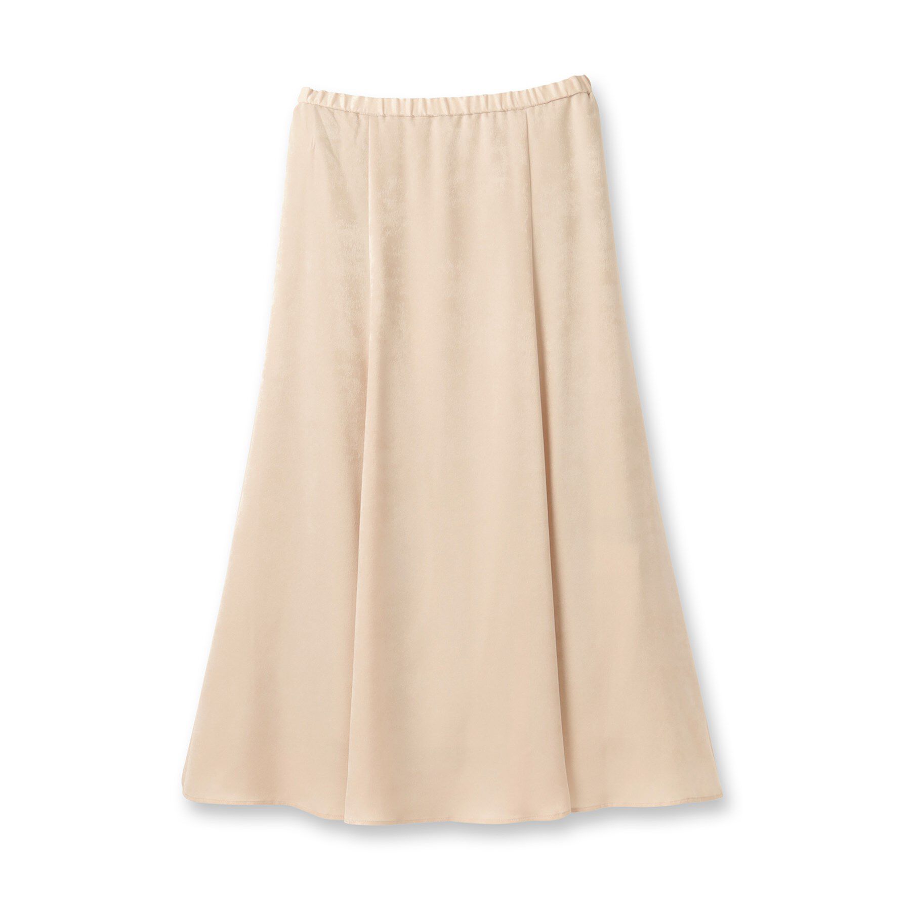 INDIVI「【UVケア／セットアップ可能】スエード調サテンスカート」|スカート|