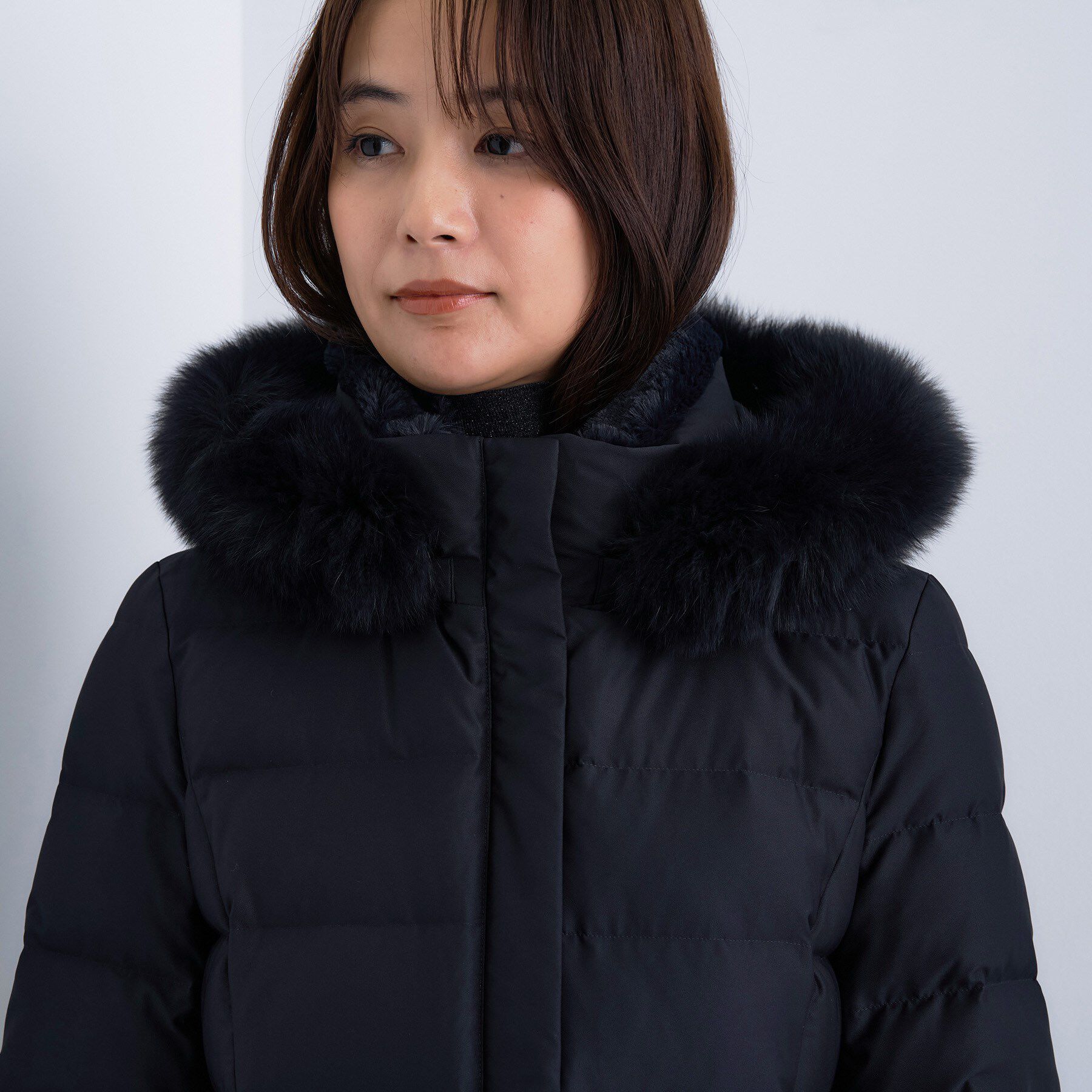 INDIVI「【名品／撥水／抗菌防臭】ロング丈リサイクルダウンコート」|ダウン|