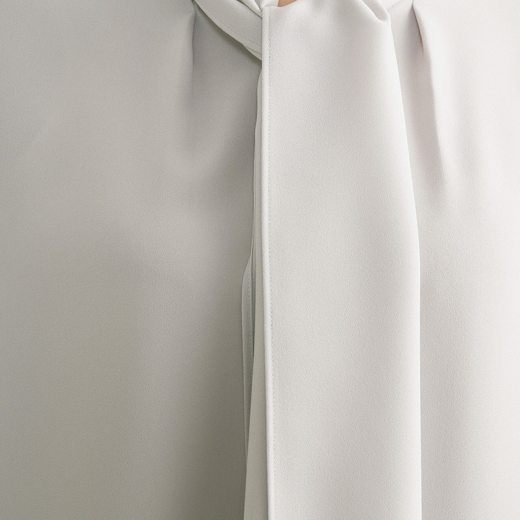 INDIVI「【洗える】ジョーゼットボウタイブラウス」|シャツ・ブラウス|