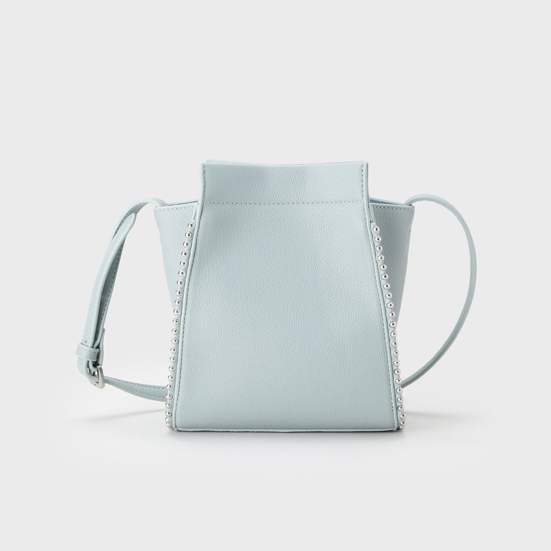 INDIVI「【合皮】スタッズ風メタルポシェットバッグ」|ショルダー・メッセンジャー|