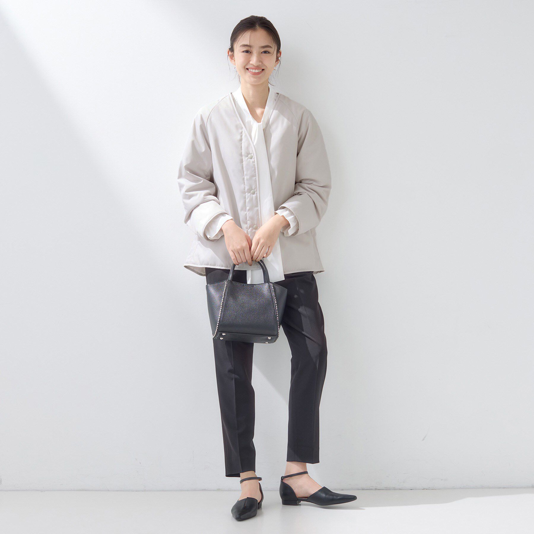 INDIVI「【撥水／UVケア／2WAY】超軽量ライナー付ライトトレンチコート」|トレンチコート|