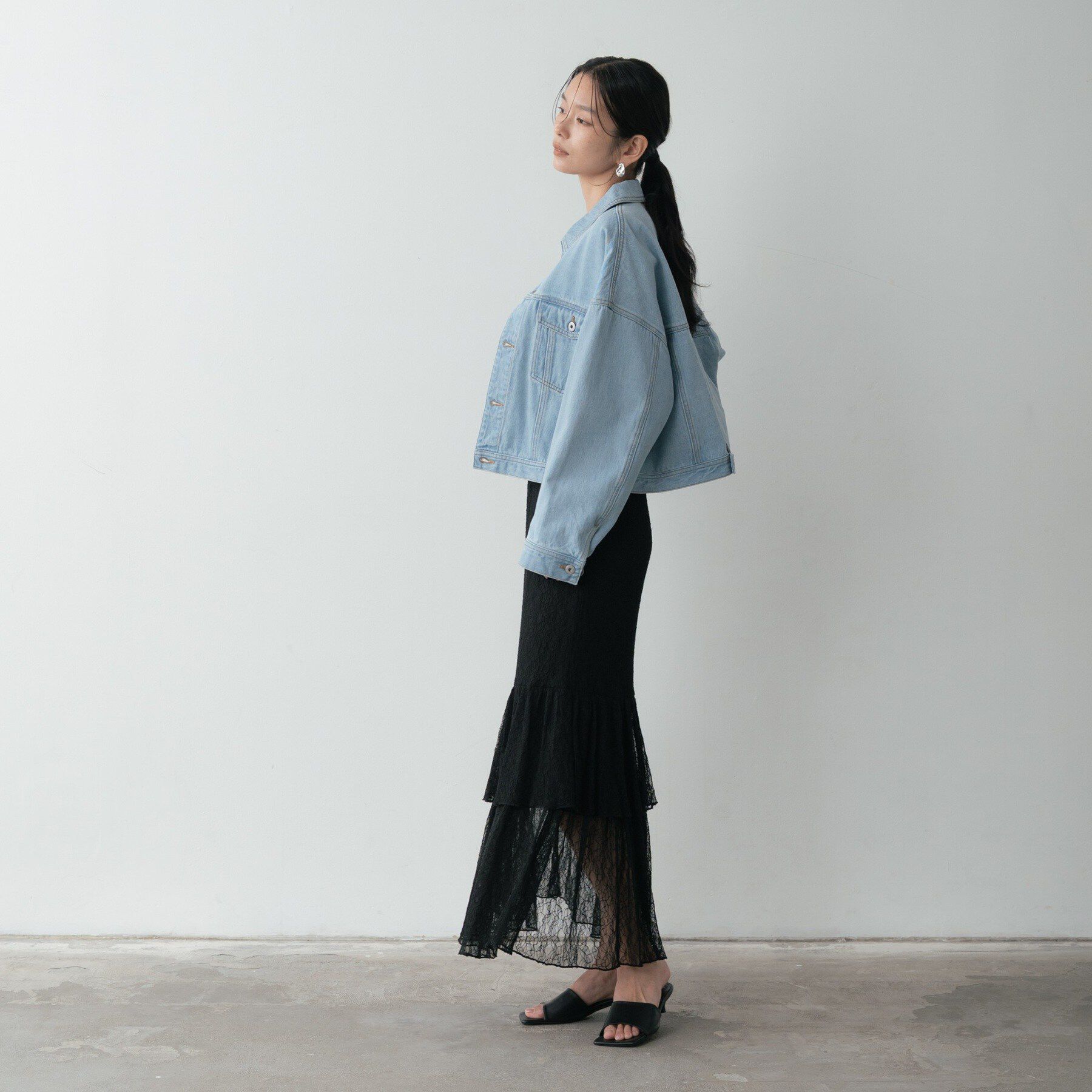 GALLEST「ボックスデニムジャケット」|デニムジャケット|