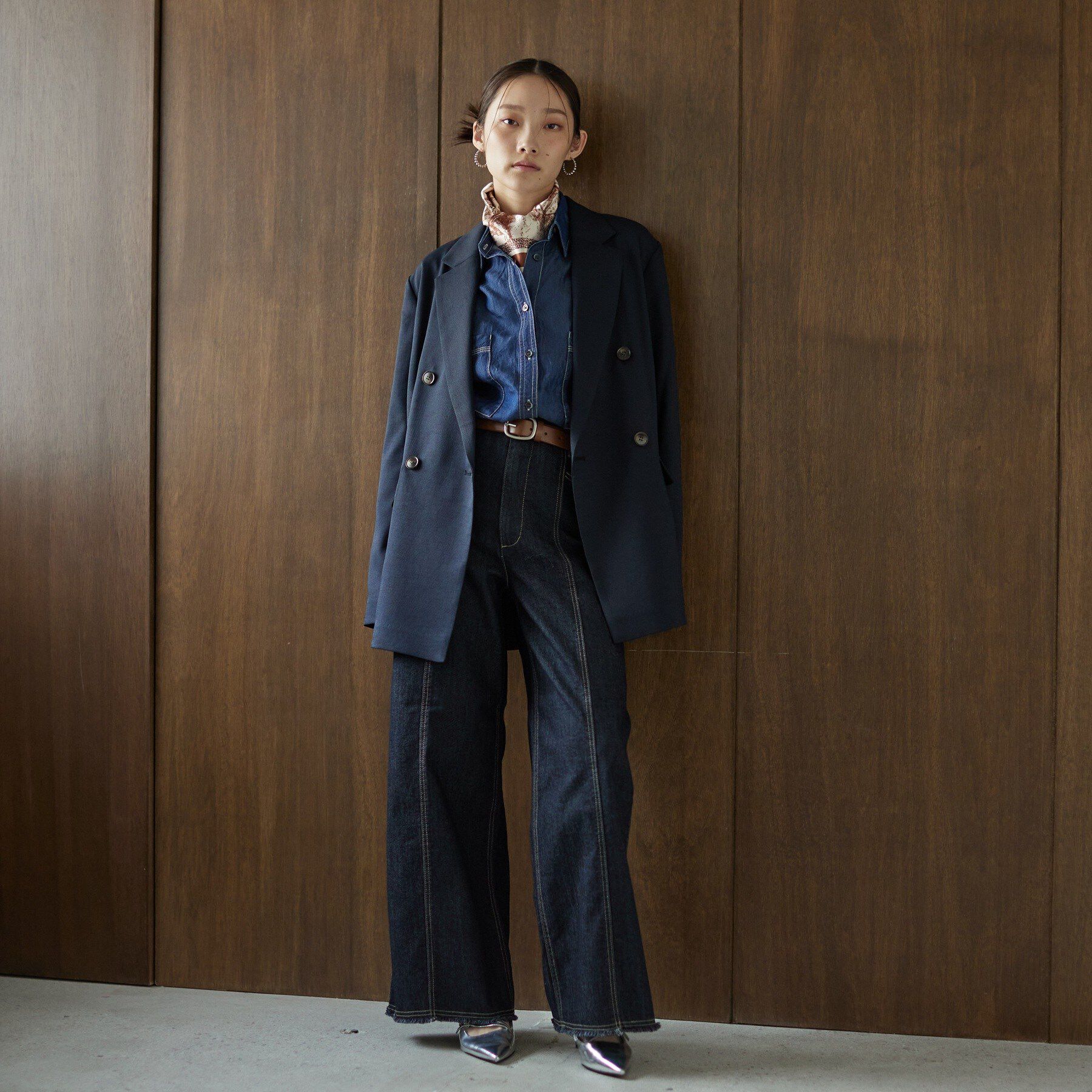 GALLEST「ダブルブレストオーバージャケット」|テーラードジャケット|