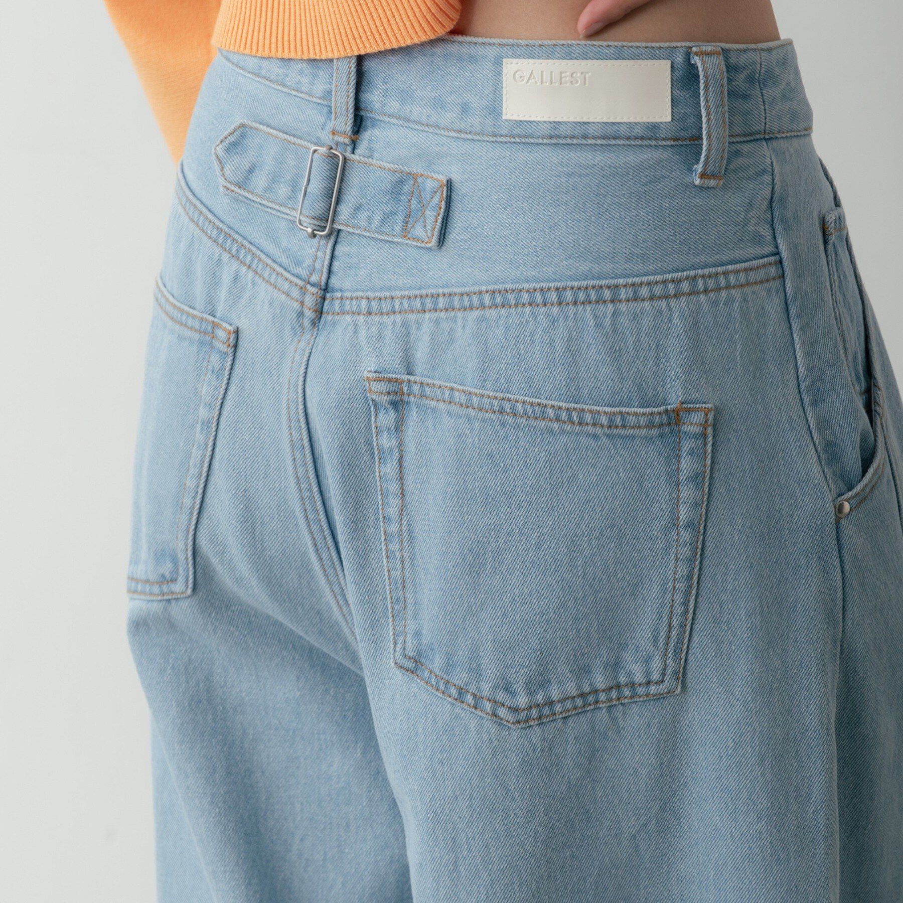 GALLEST「バレルデニムパンツ」|デニム|