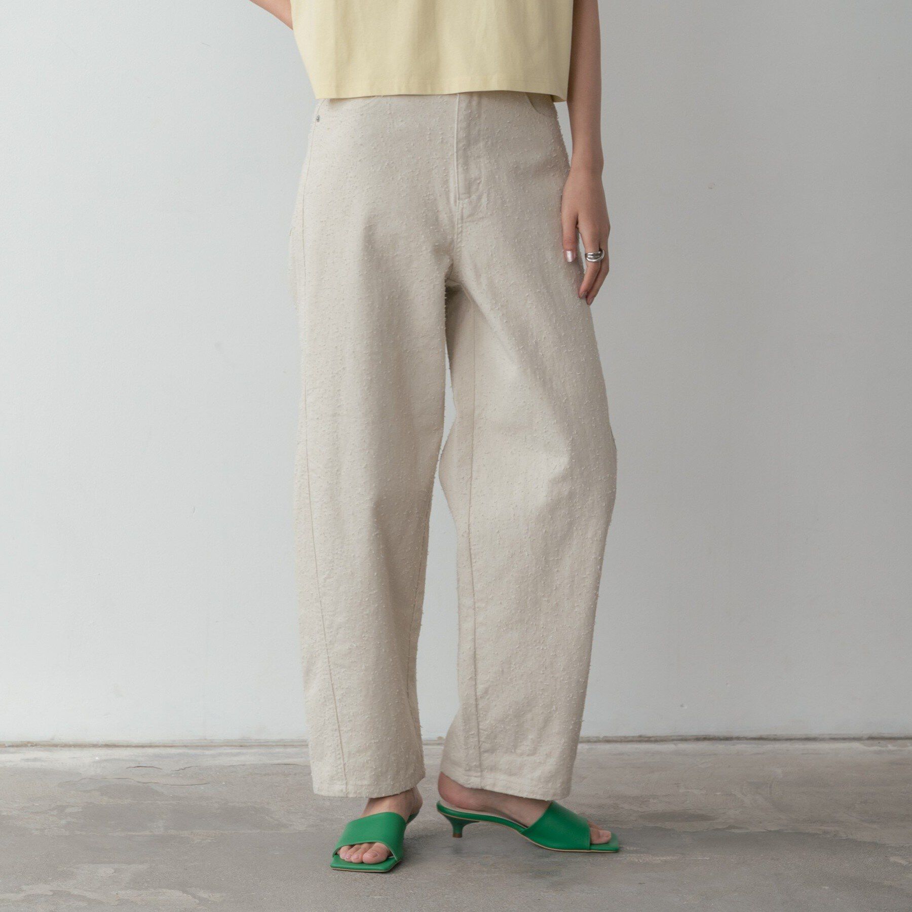 GALLEST「グレイニーコットンワイドパンツ」|その他|