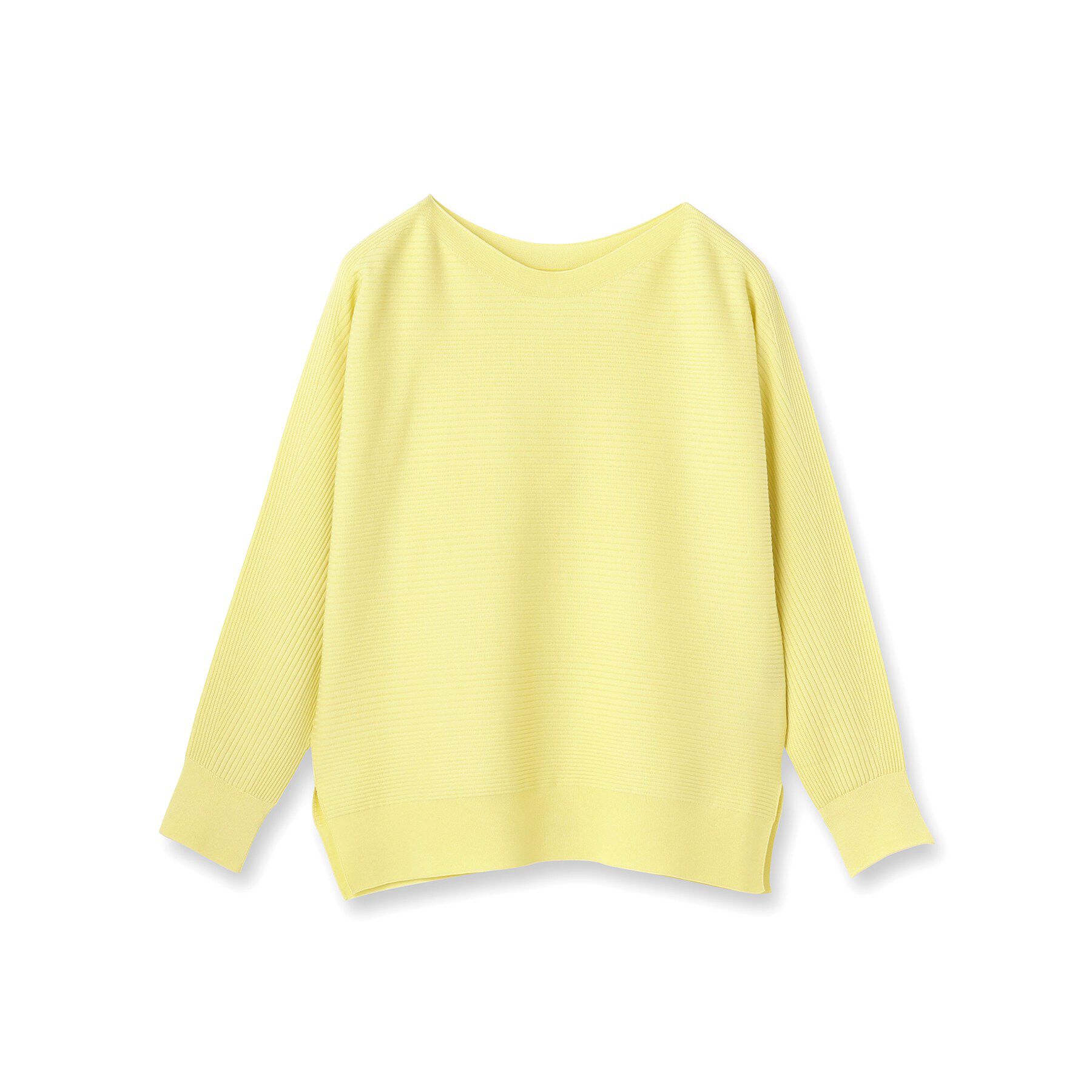 INDIVI「【洗える／キレイ色】体型カバー無縫製ニット」|ニット・セーター|