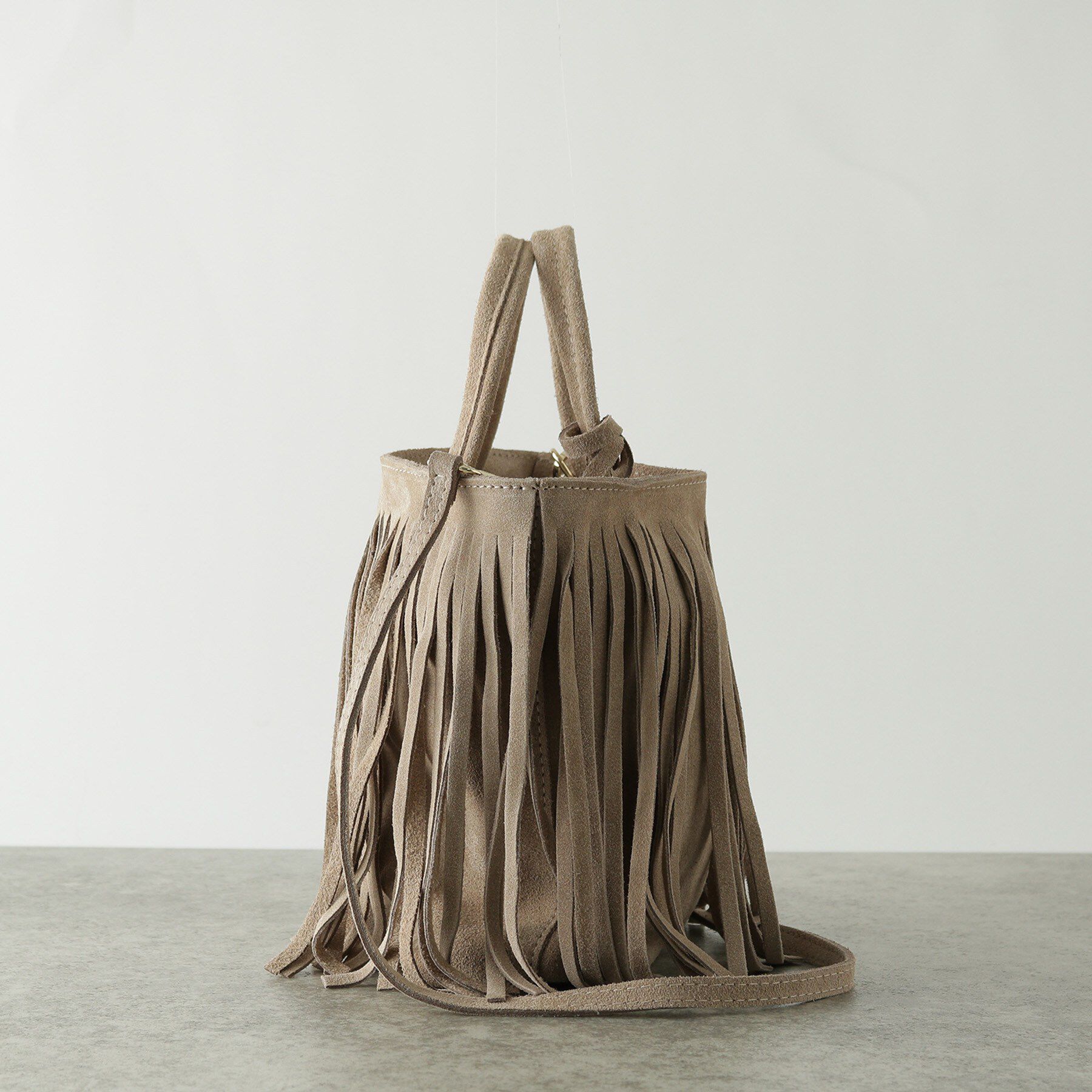 GALLEST「スエードフリンジバッグ」|ハンドバッグ|