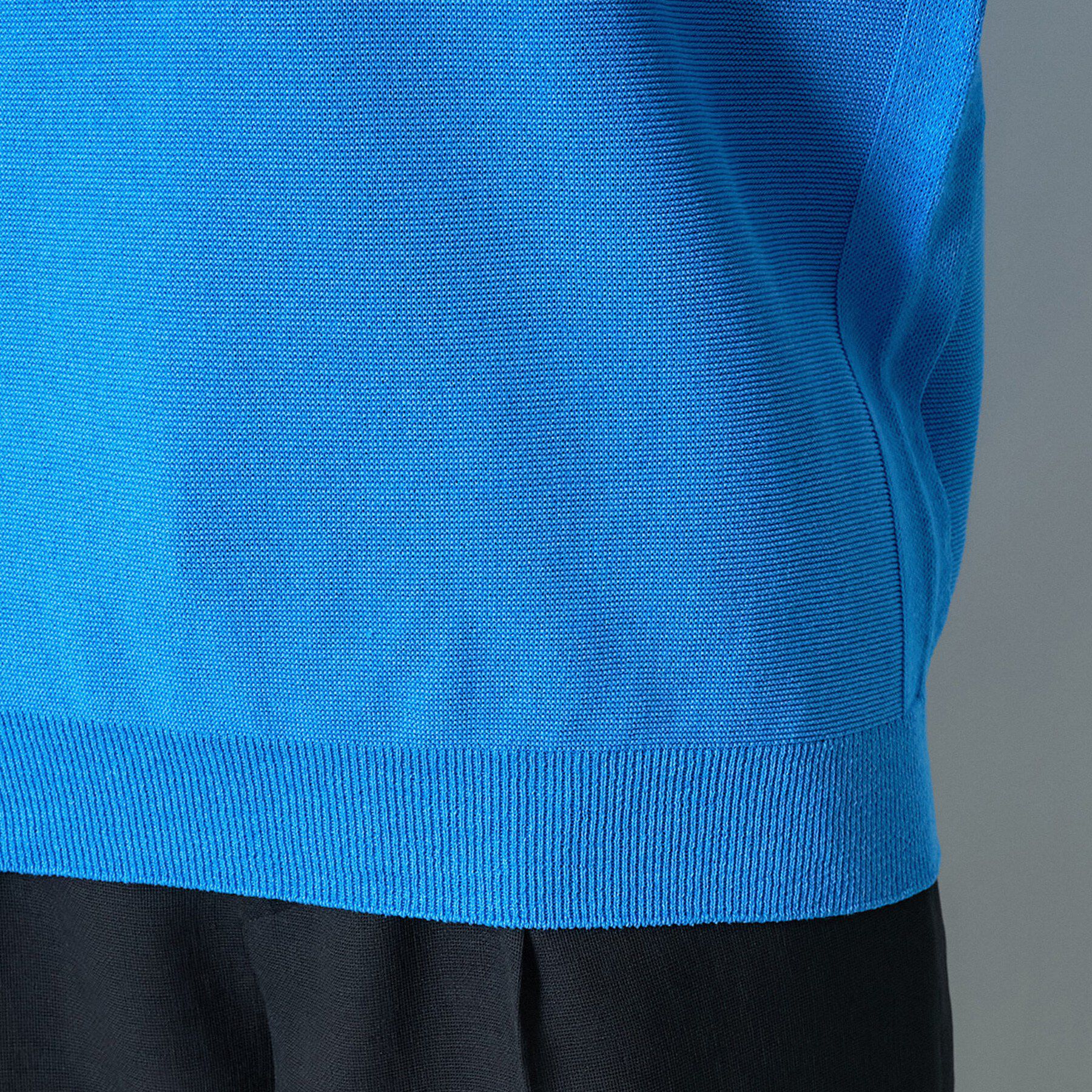 INDIVI「【洗える／ドライタッチ／和紙混】ガーター編みニット」|ニット・セーター|