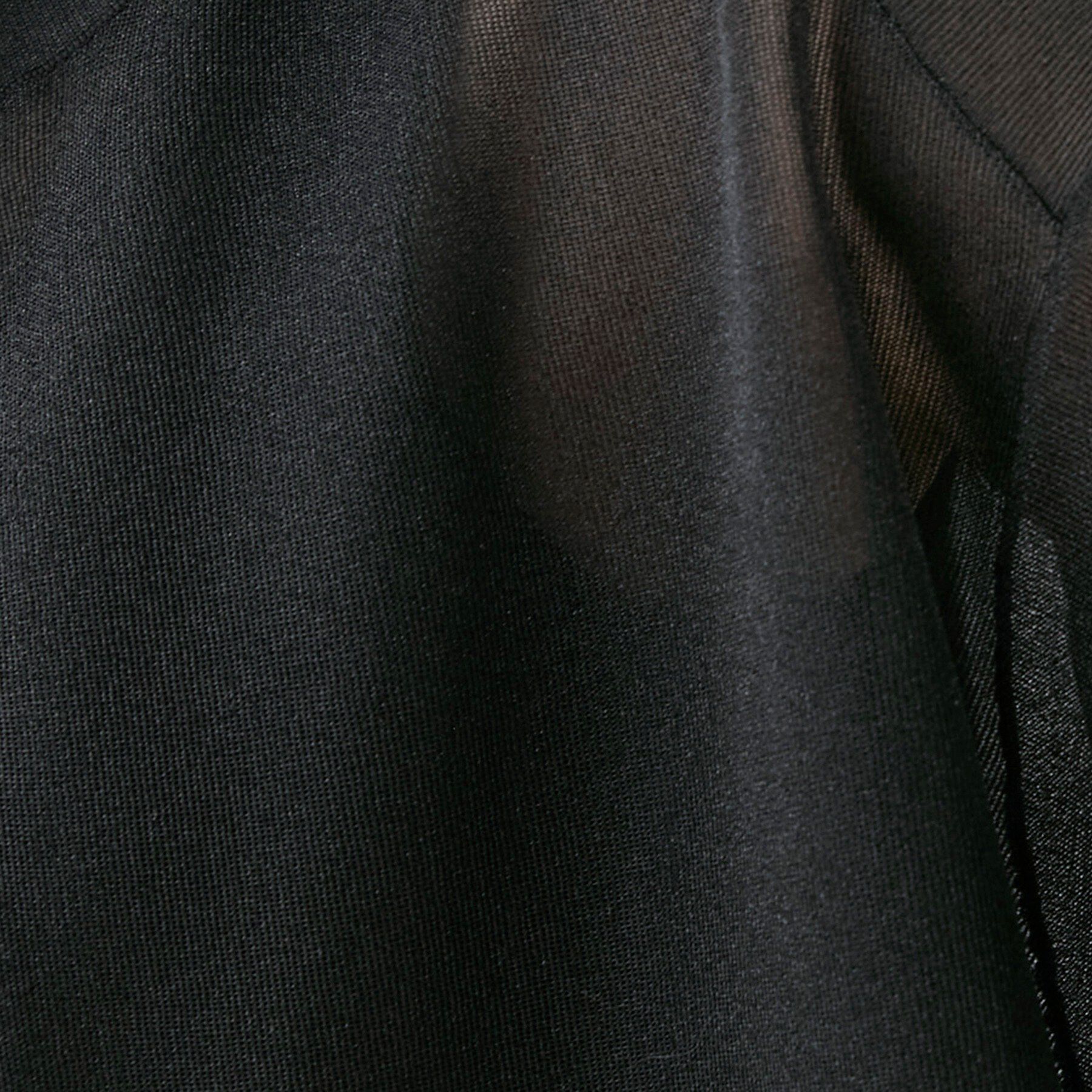 INDIVI「【洗える／シアーラメ】ブルゾン風ジップアップニットカーディガン」|カーディガン|