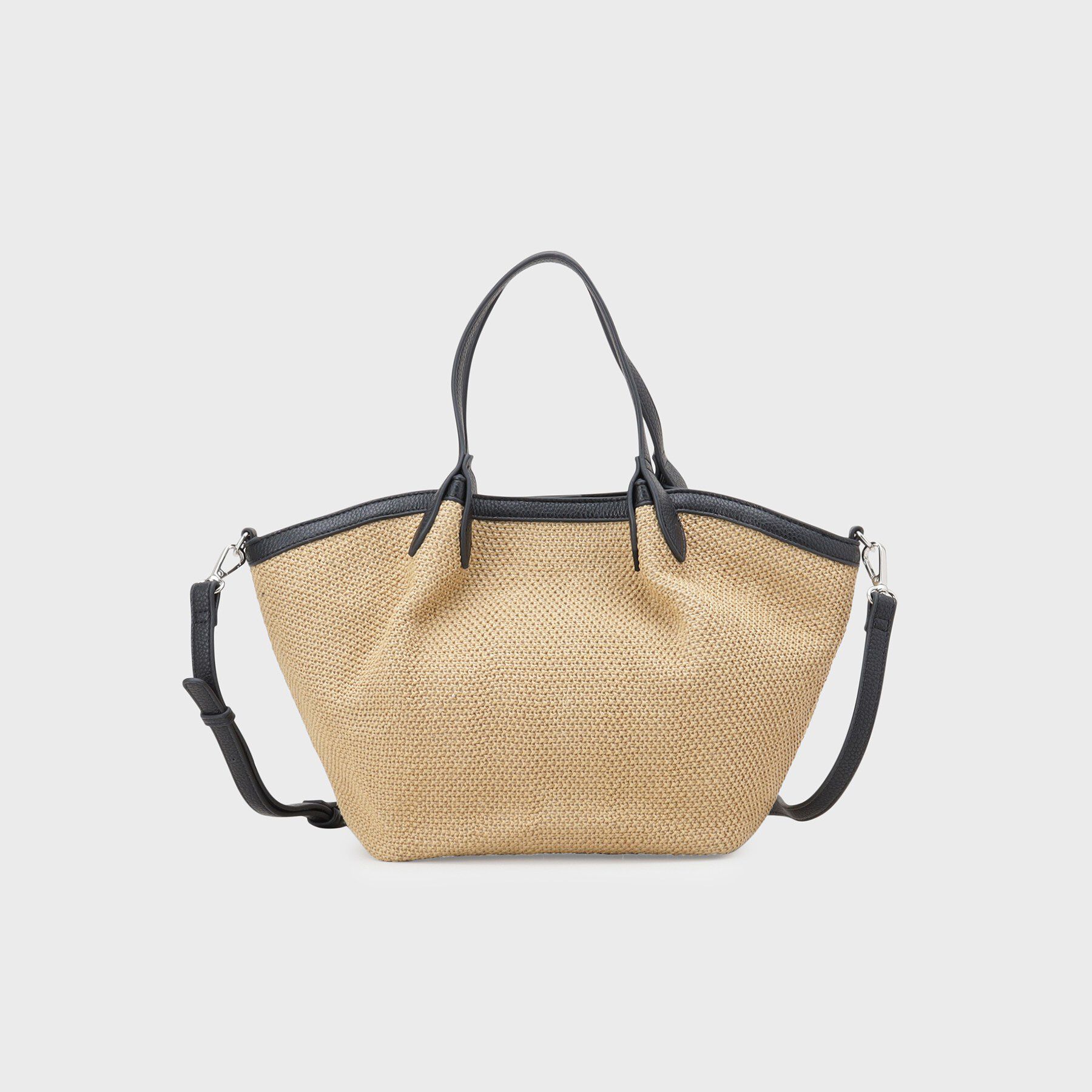 INDIVI「【2WAY】ペーパーミドルバッグ」|トートバッグ|