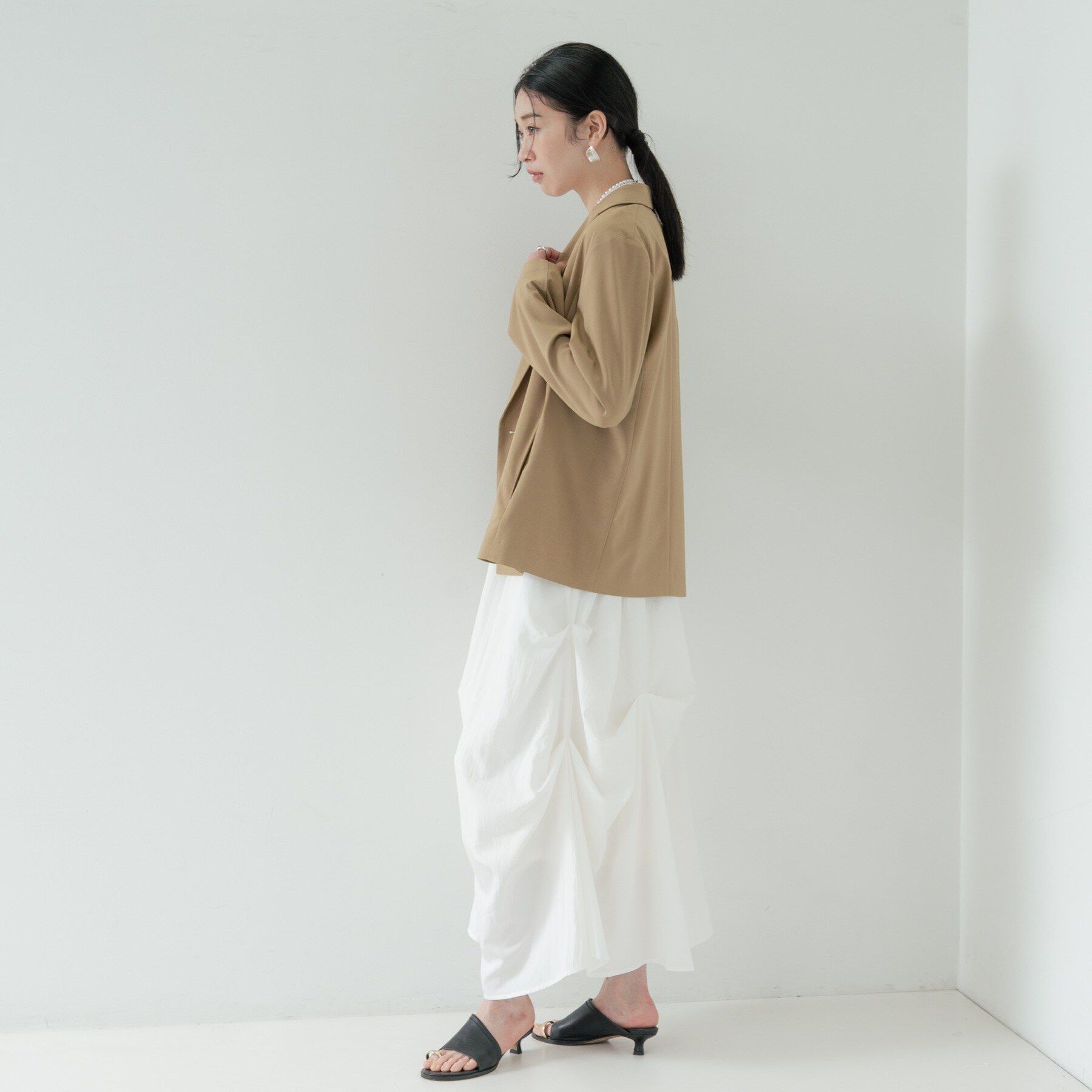 GALLEST「ランダムタックスカート」|スカート|