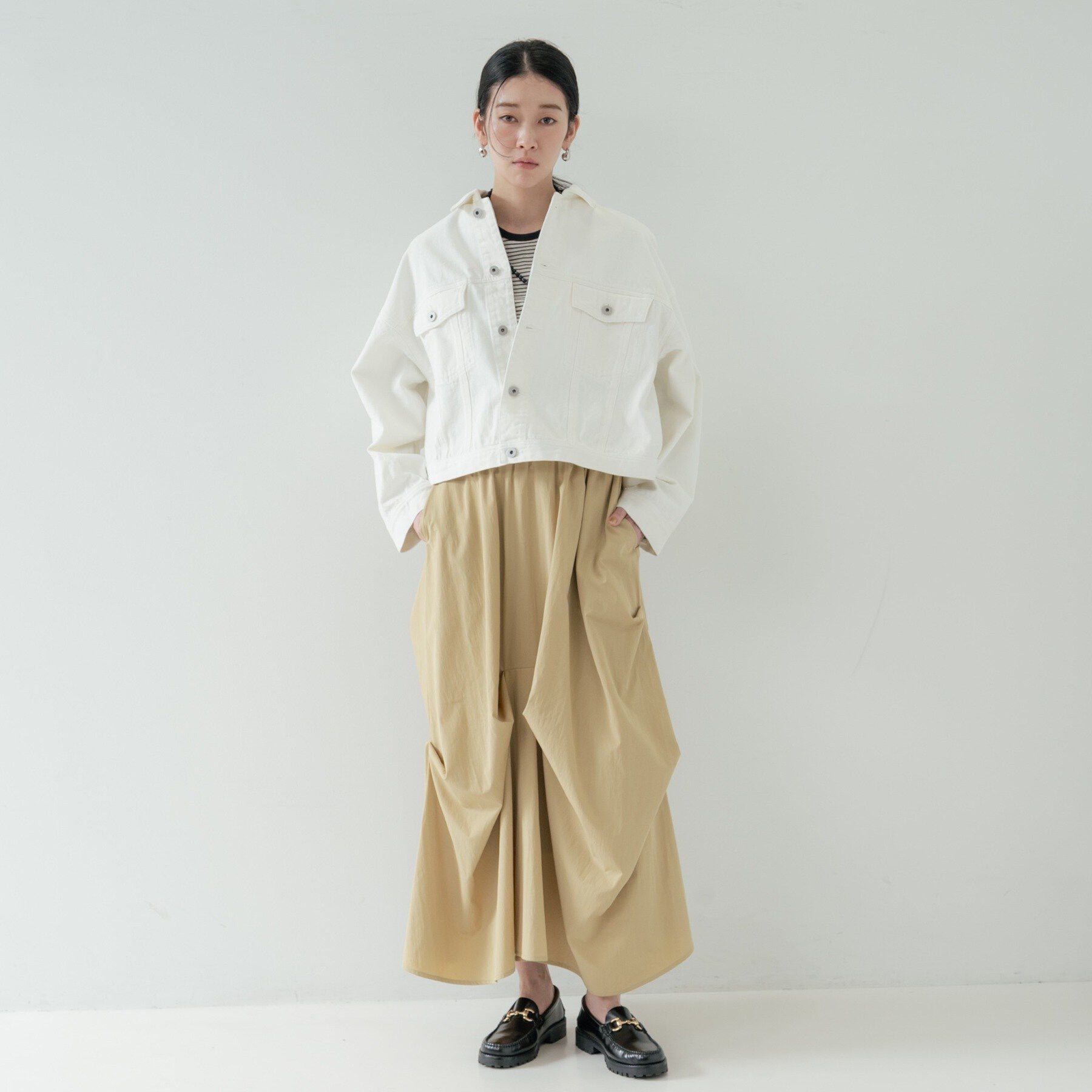 GALLEST「ランダムタックスカート」|スカート|