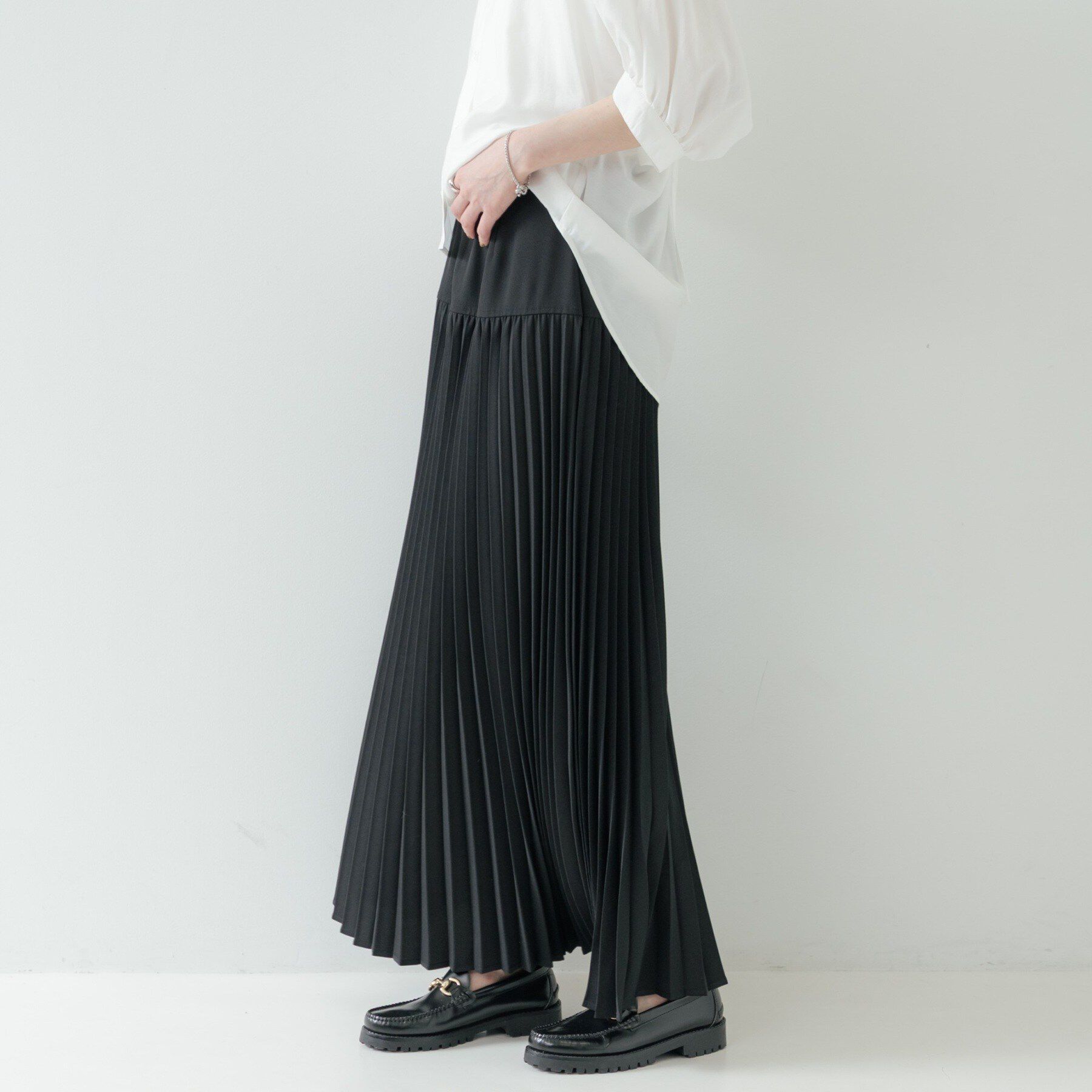 GALLEST「プリーツロングスカート」|スカート|