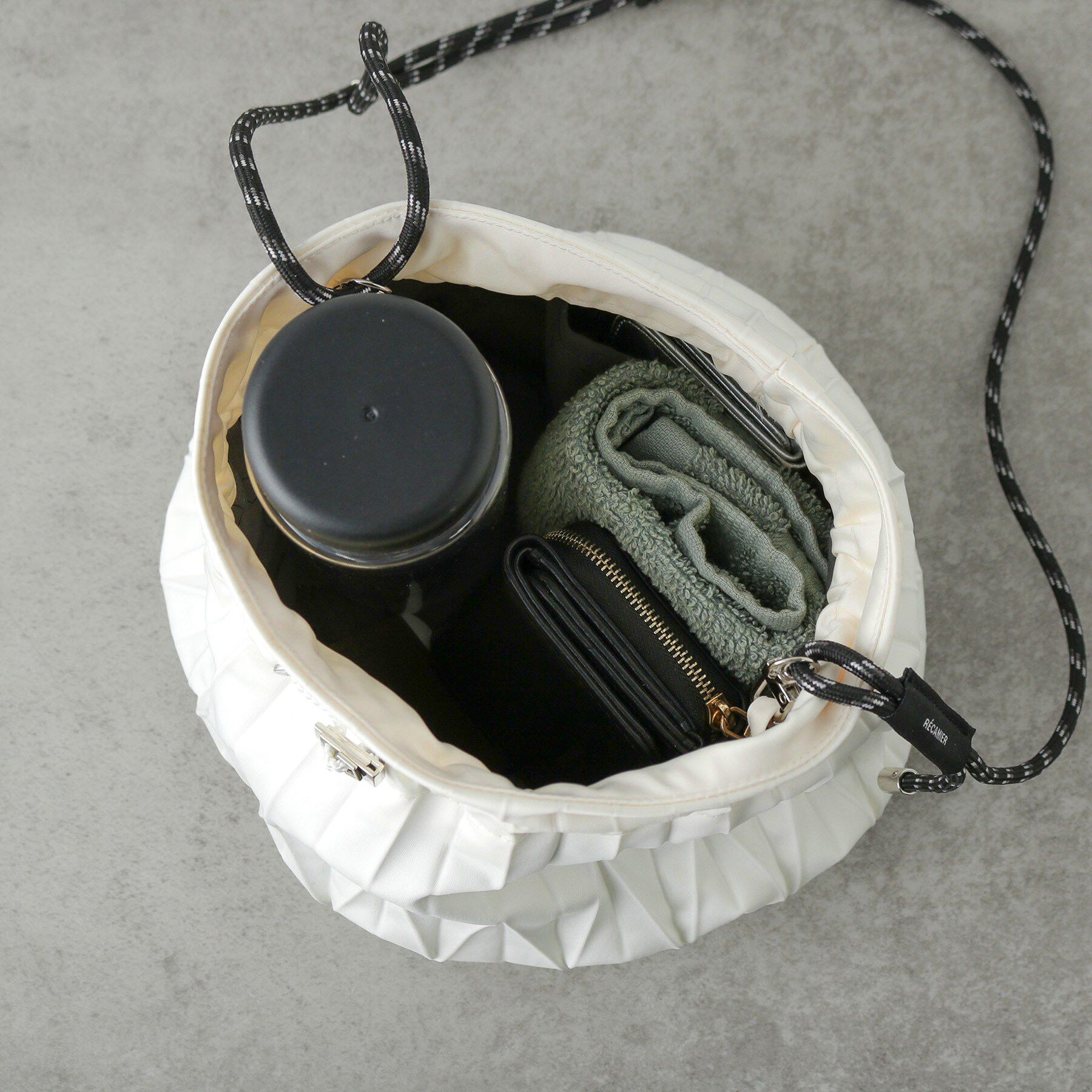 GALLEST「【RECAMIER】プリーツ巾着 middle」|ショルダー・メッセンジャー|