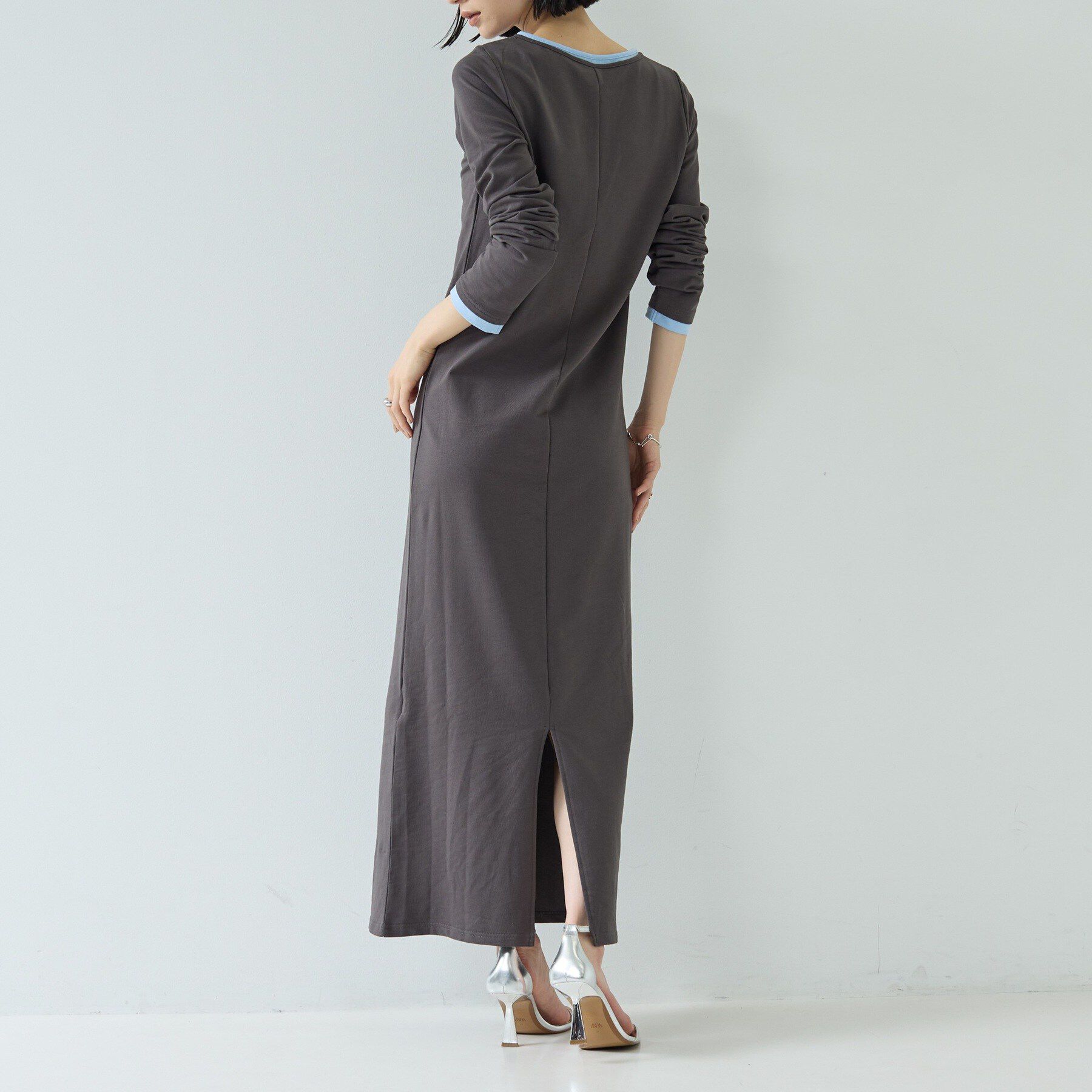 GALLEST「【一部店舗限定】バイカラーヘンリーネックワンピース」|ワンピース|