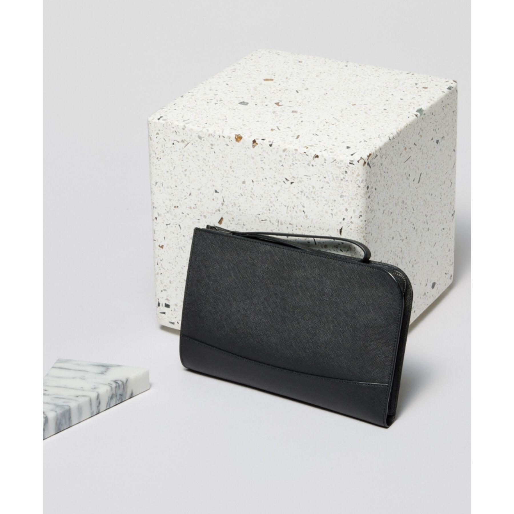 TAKEO KIKUCHI「【冠婚葬祭】ブラックレザー クラッチバッグ」|クラッチバッグ|