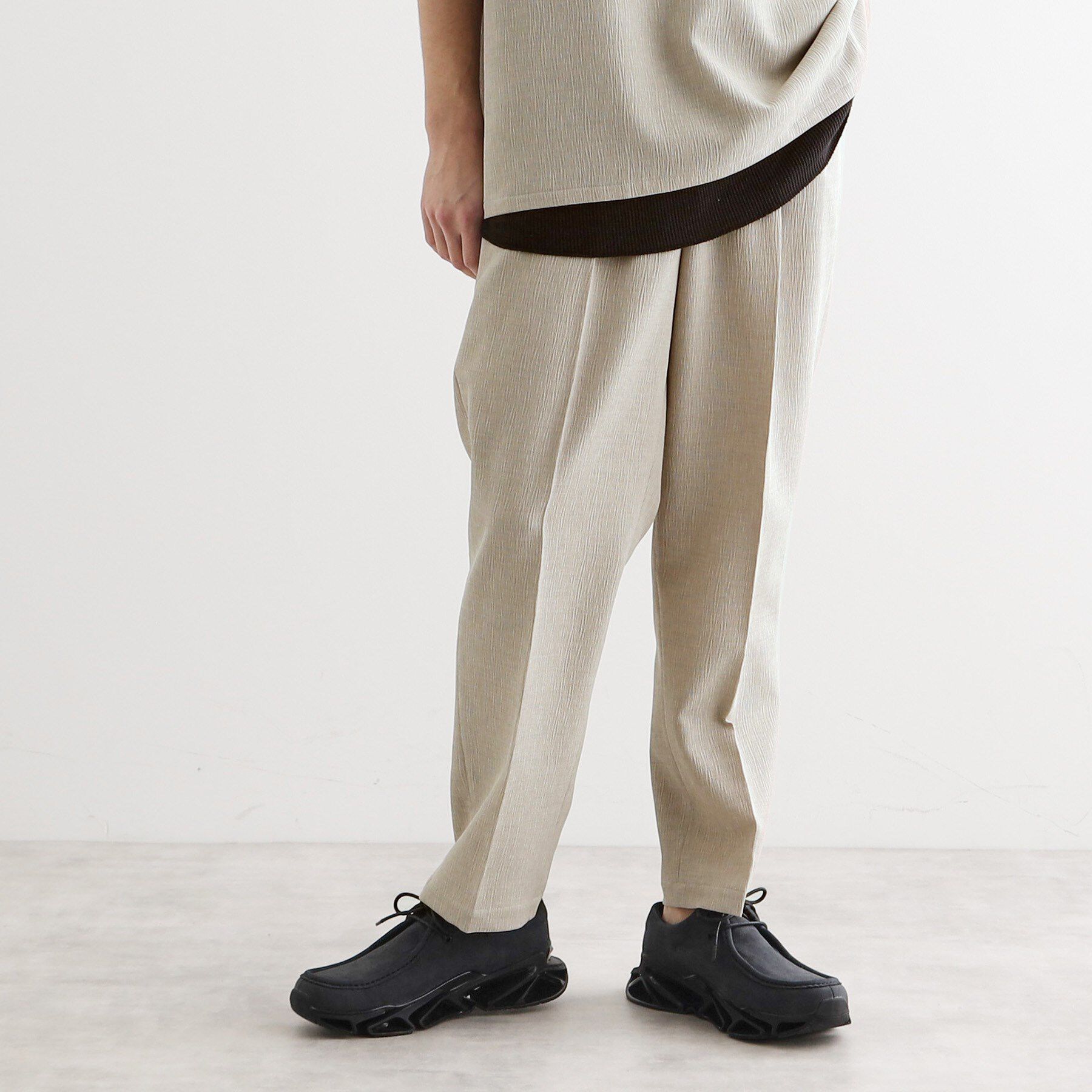 tk.TAKEO KIKUCHI「【セットアップ対応】テッククレープルーズテーパードパンツ」|その他|