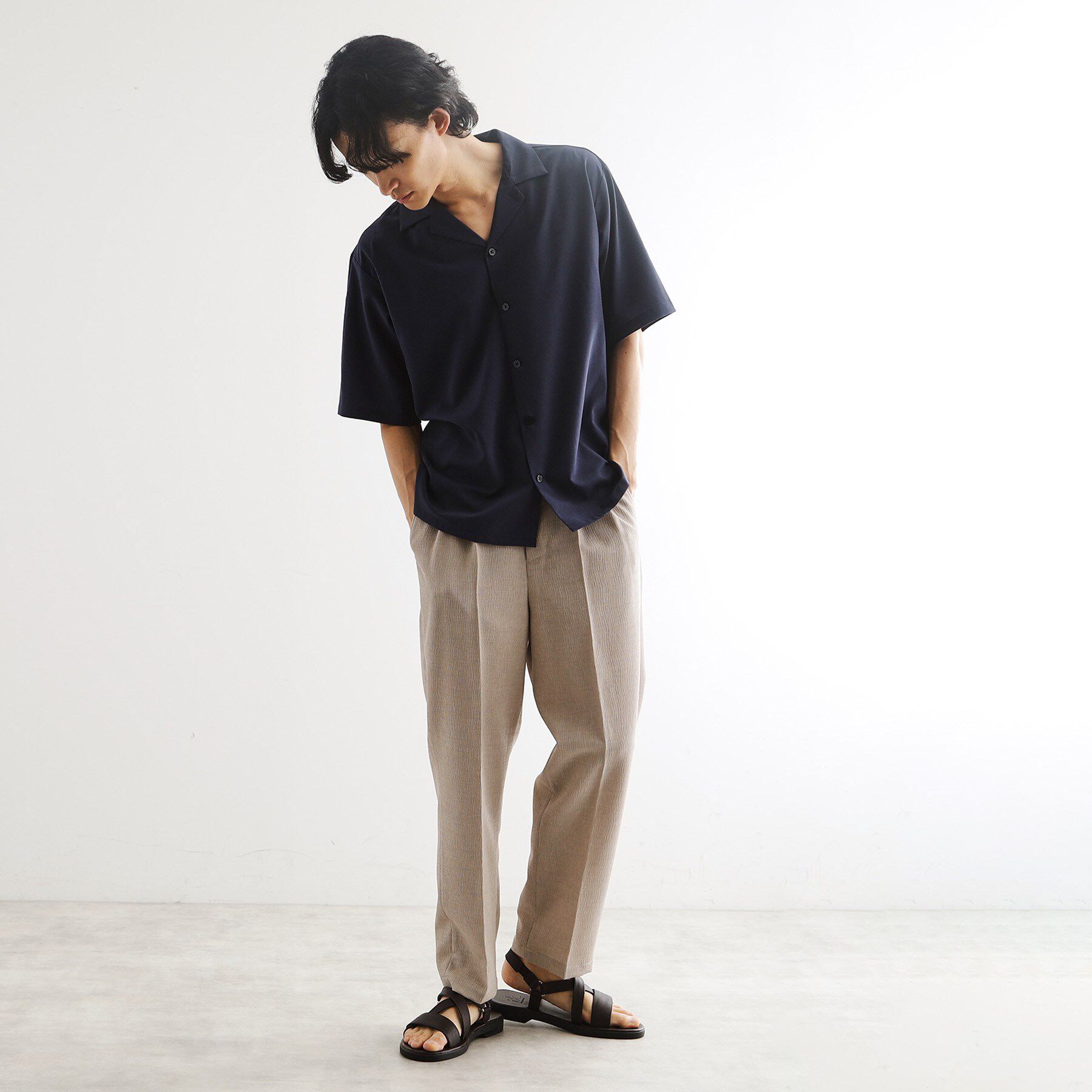 tk.TAKEO KIKUCHI「クロスサンダル」|サンダル|