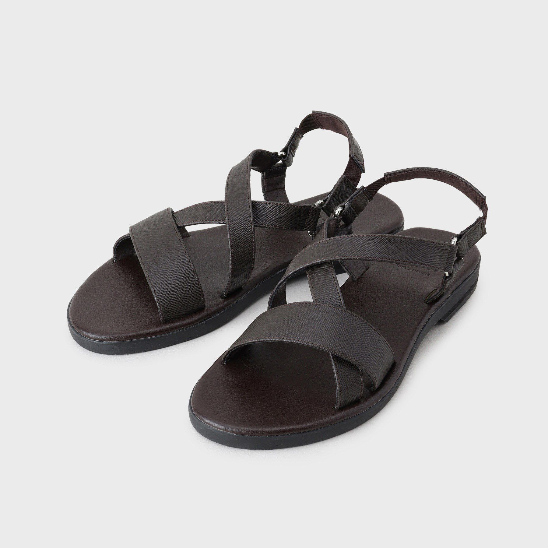 tk.TAKEO KIKUCHI「クロスサンダル」|サンダル|ブラウン(043)