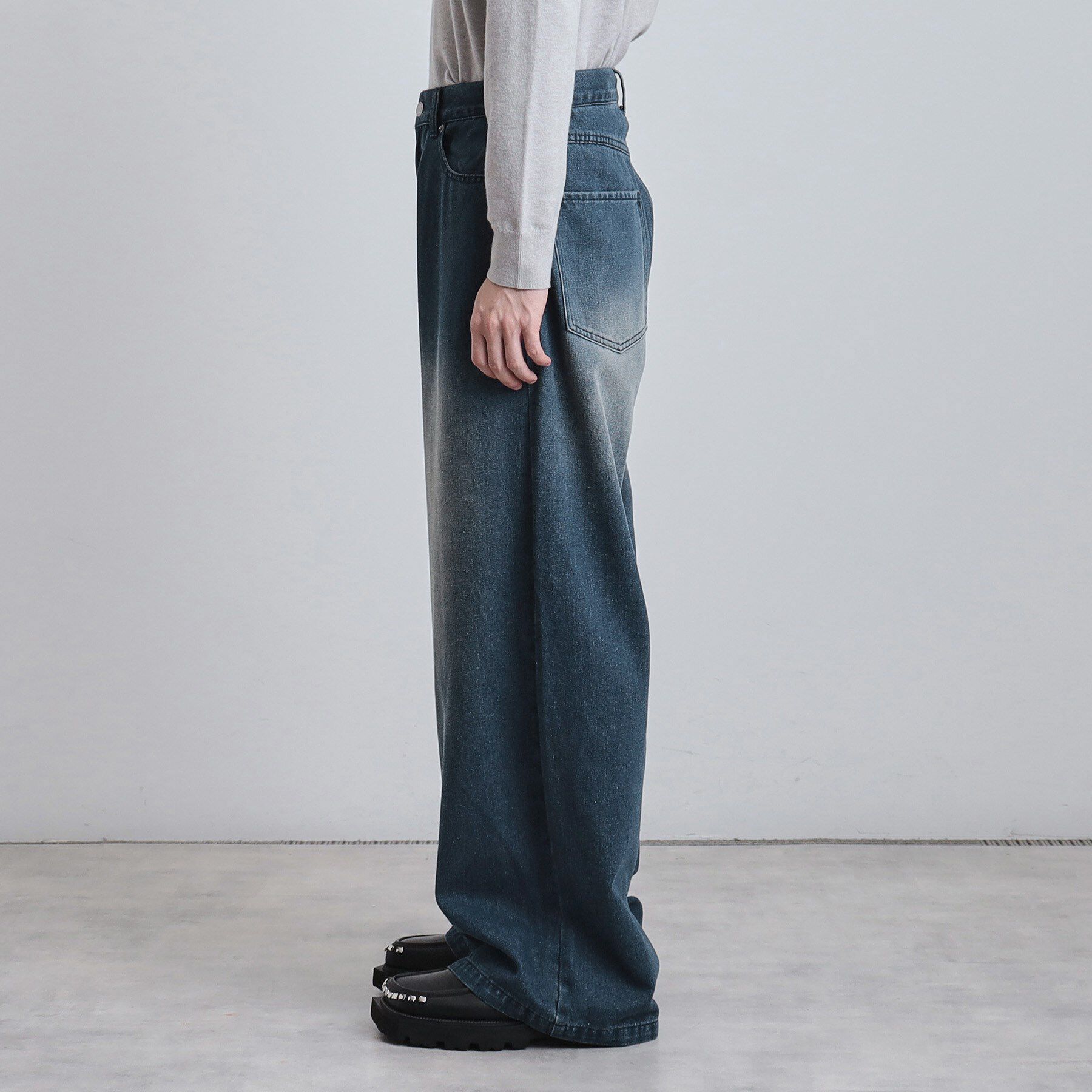 tk.TAKEO KIKUCHI「スーパーワイドバギーデニムパンツ」|デニム|