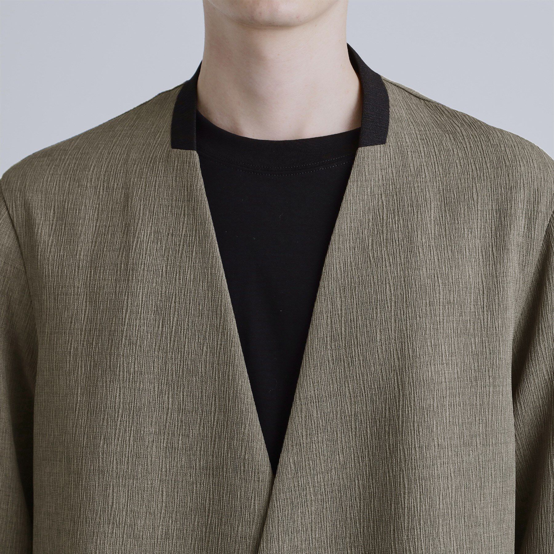 tk.TAKEO KIKUCHI「【セットアップ対応】テッククレープノーカラージャケット」|テーラードジャケット|