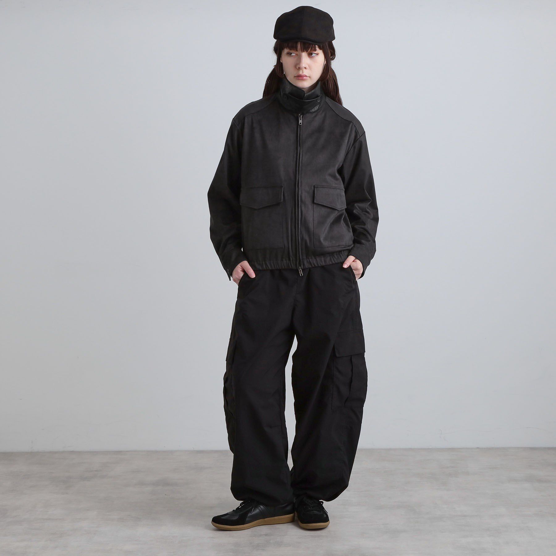 tk.TAKEO KIKUCHI「フェイクスエードシャツアウター」|ブルゾン・スタジャン|