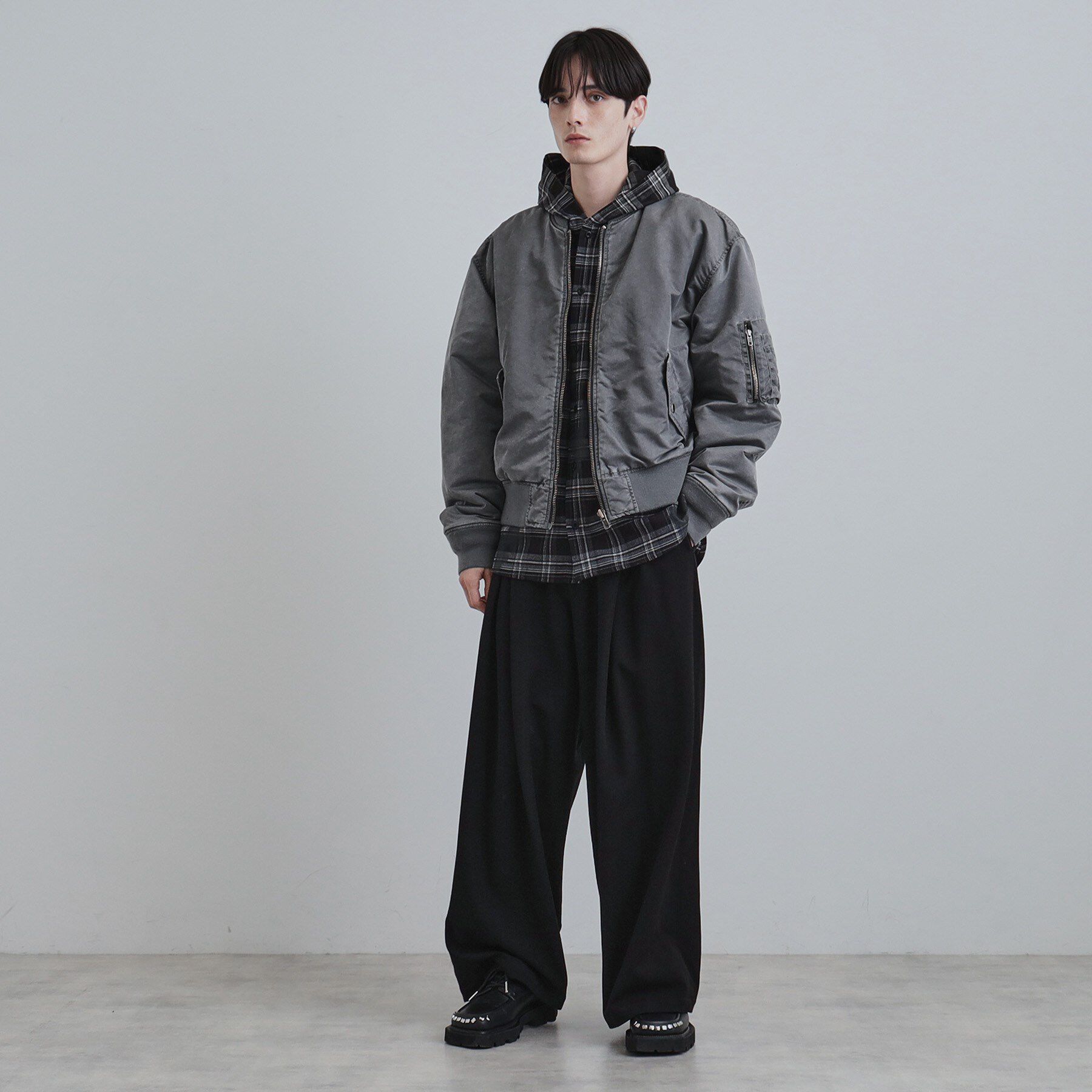 tk.TAKEO KIKUCHI「ヴィンテージライクMA‐1」|ブルゾン・スタジャン|