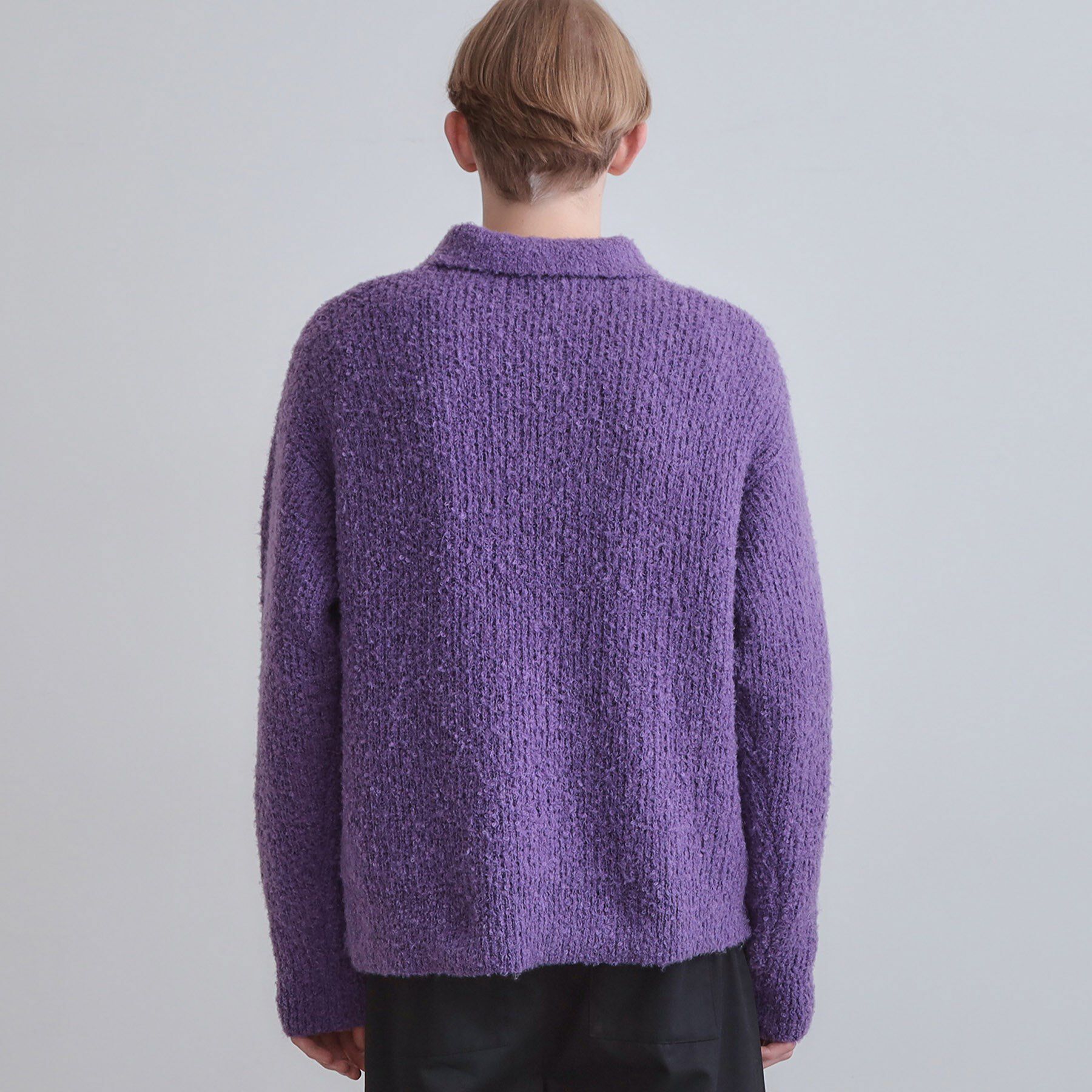 tk.TAKEO KIKUCHI「ブークレニットポロシャツ」|ニット・セーター|