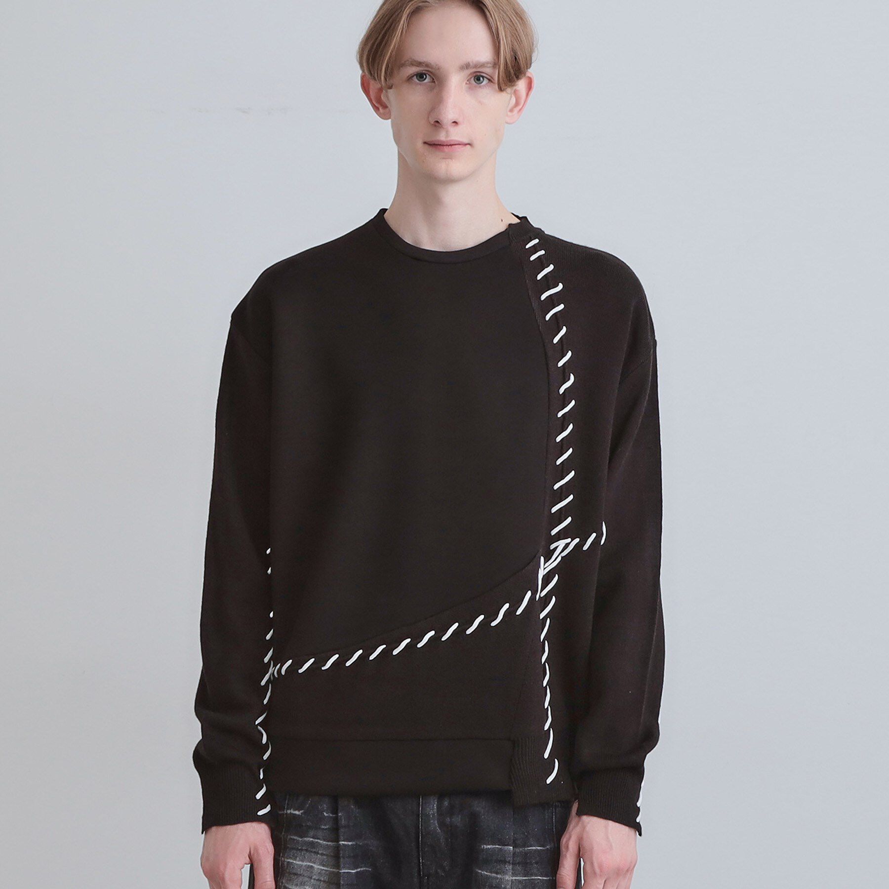 tk.TAKEO KIKUCHI「コードステッチダンボールカットソー」|Tシャツ・カットソー|