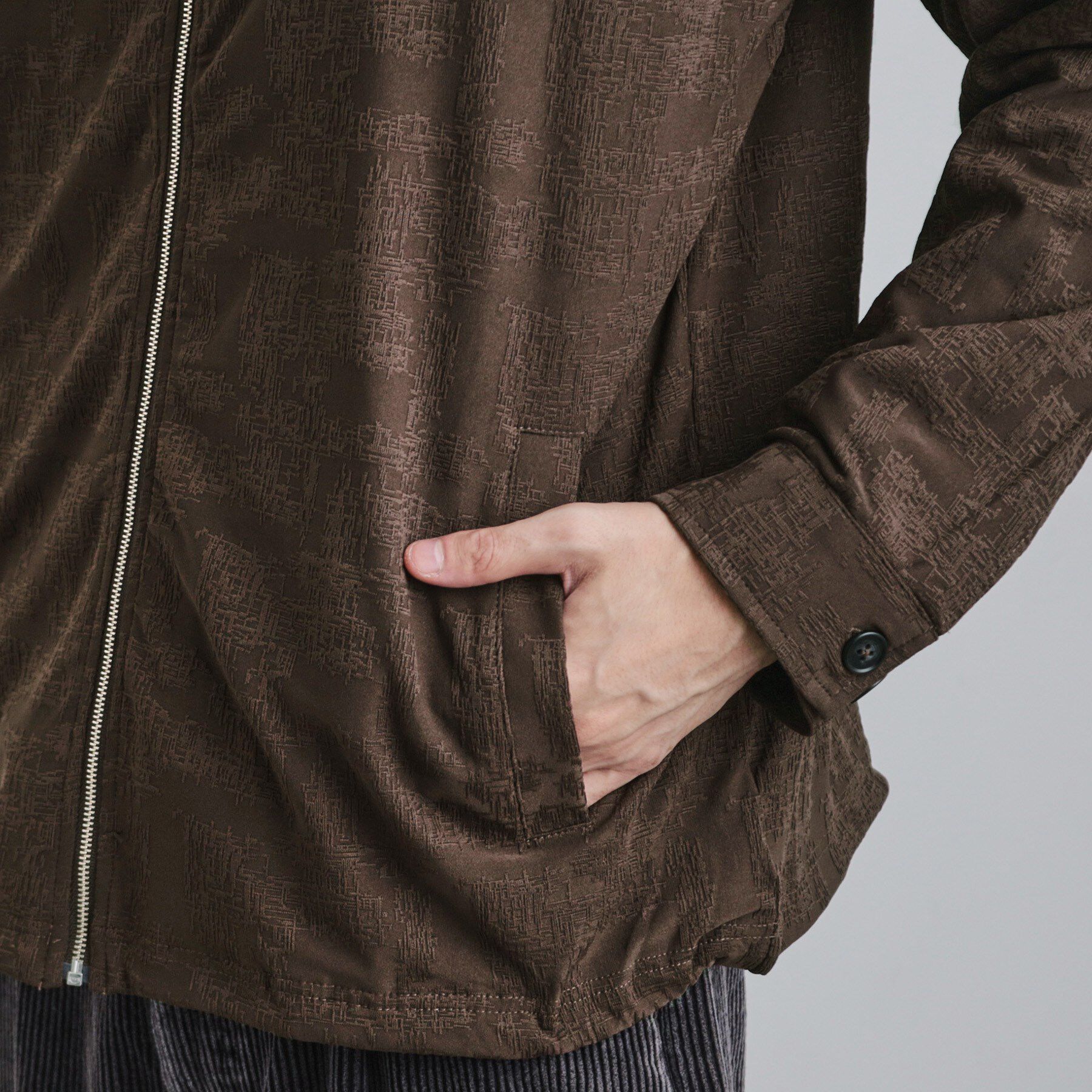 tk.TAKEO KIKUCHI「ジャカードジップパーカー」|パーカー|