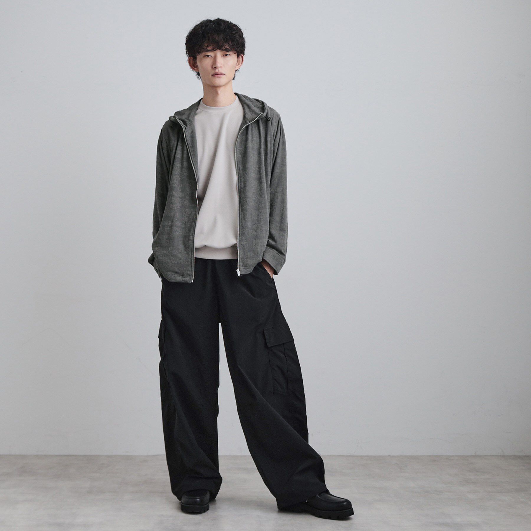 tk.TAKEO KIKUCHI「ジャカードジップパーカー」|パーカー|