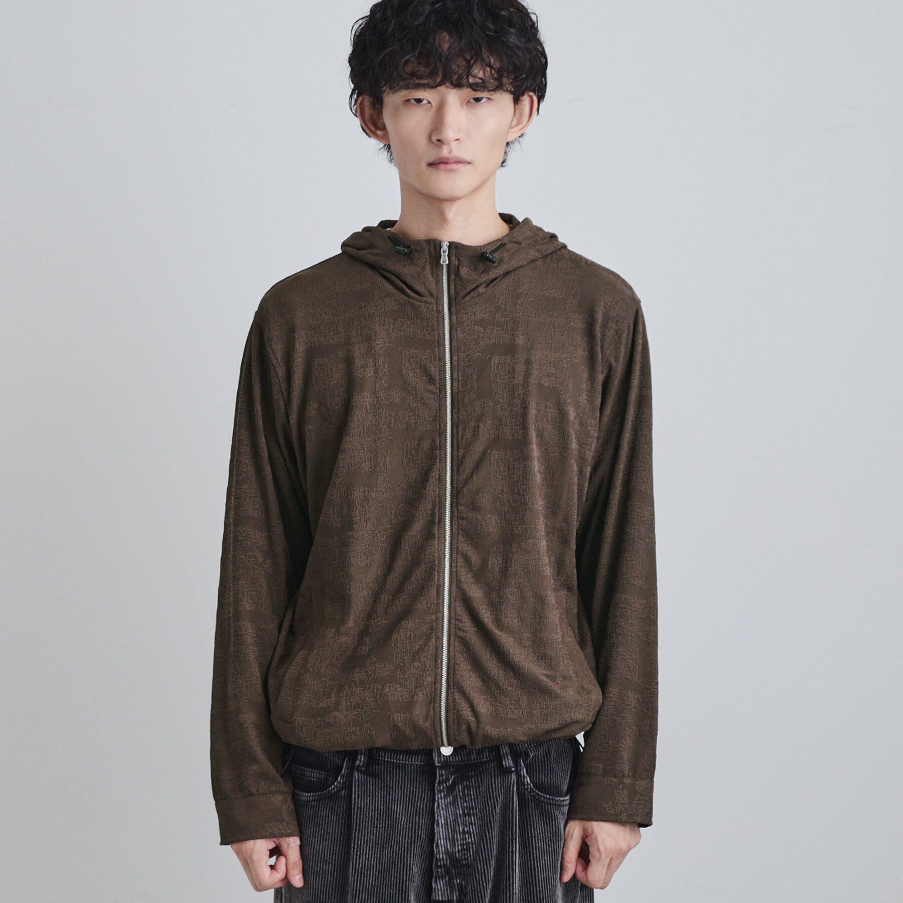 tk.TAKEO KIKUCHI「ジャカードジップパーカー」|パーカー|