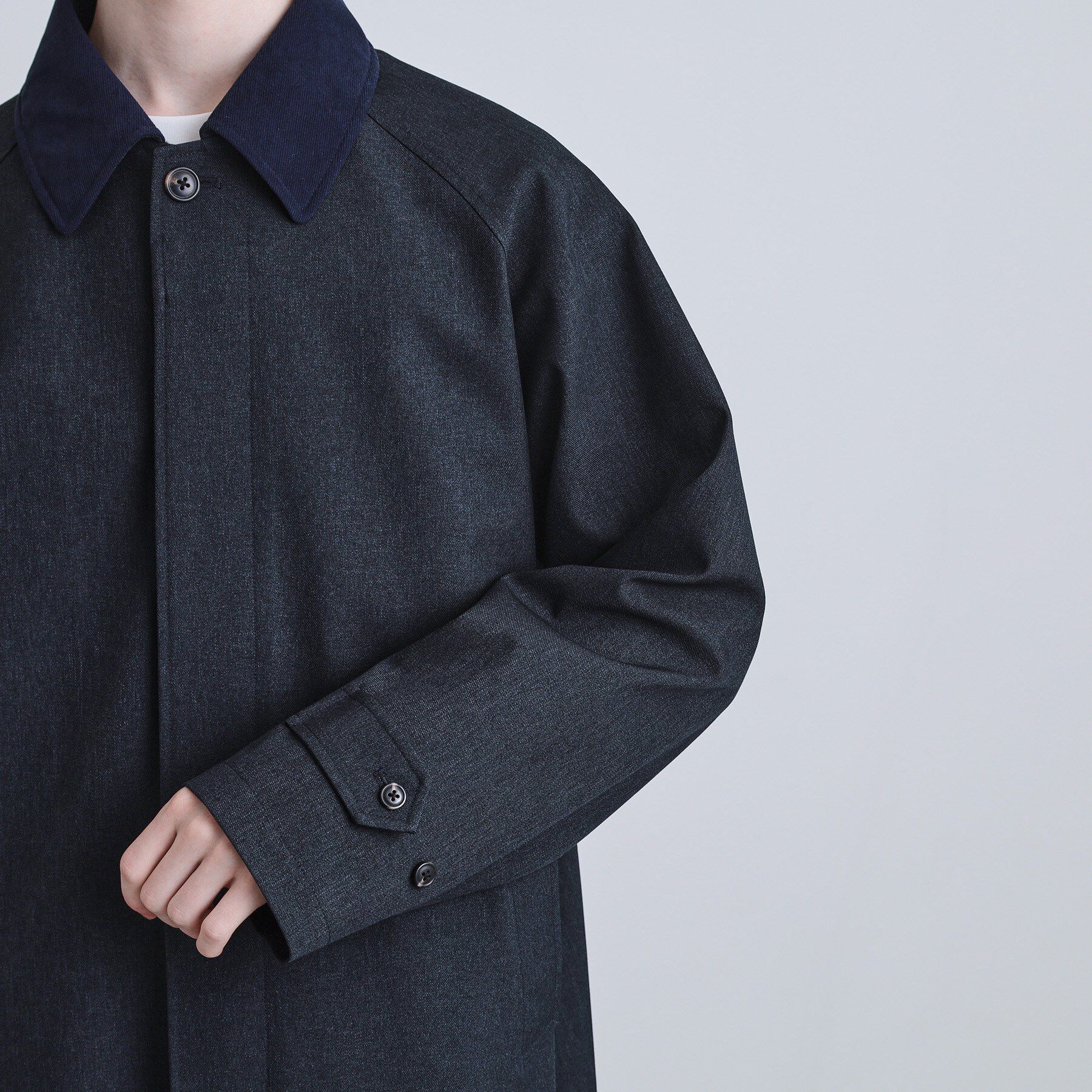 tk.TAKEO KIKUCHI「サキソニーコート」|ステンカラーコート|