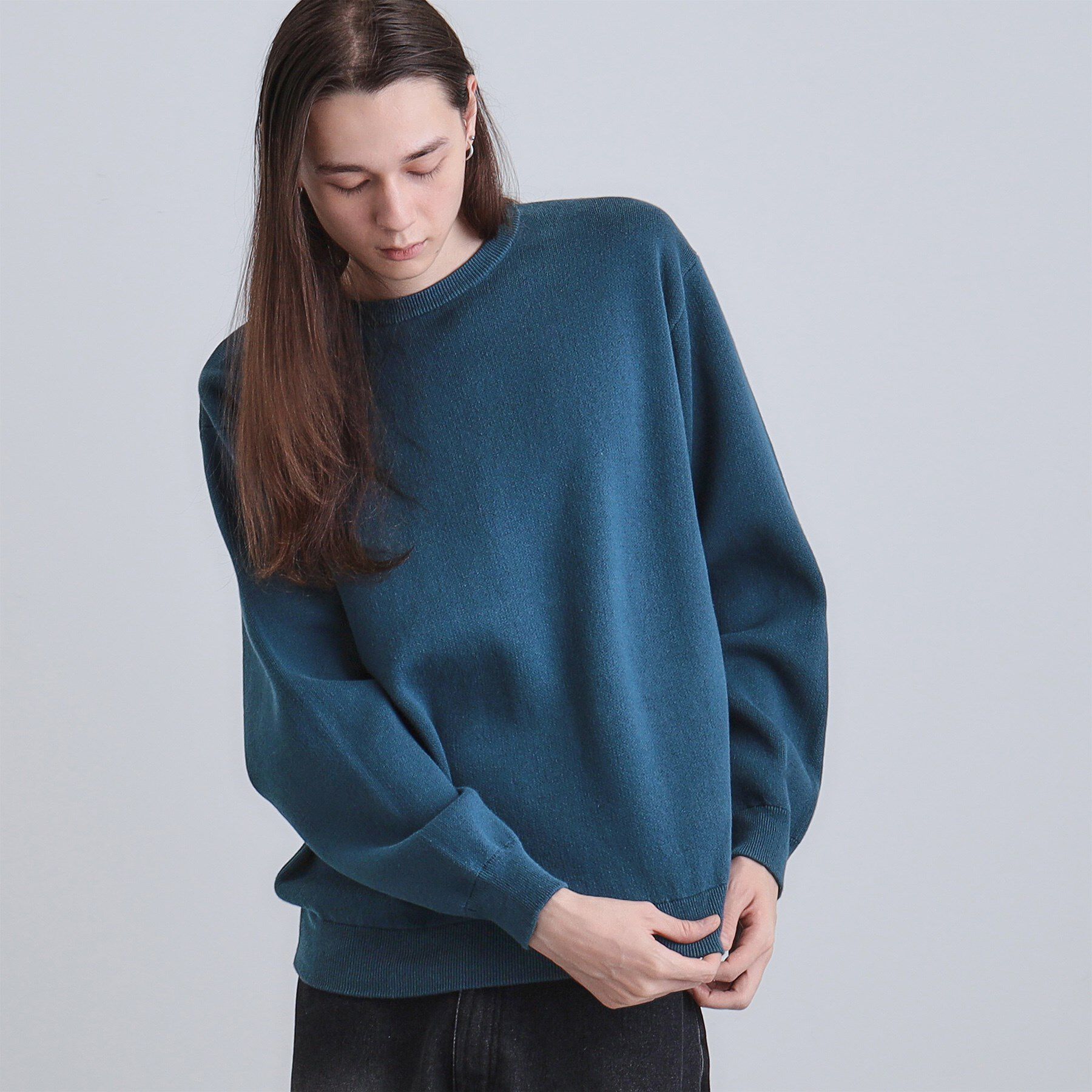 tk.TAKEO KIKUCHI「クルーネックニット」|ニット・セーター|