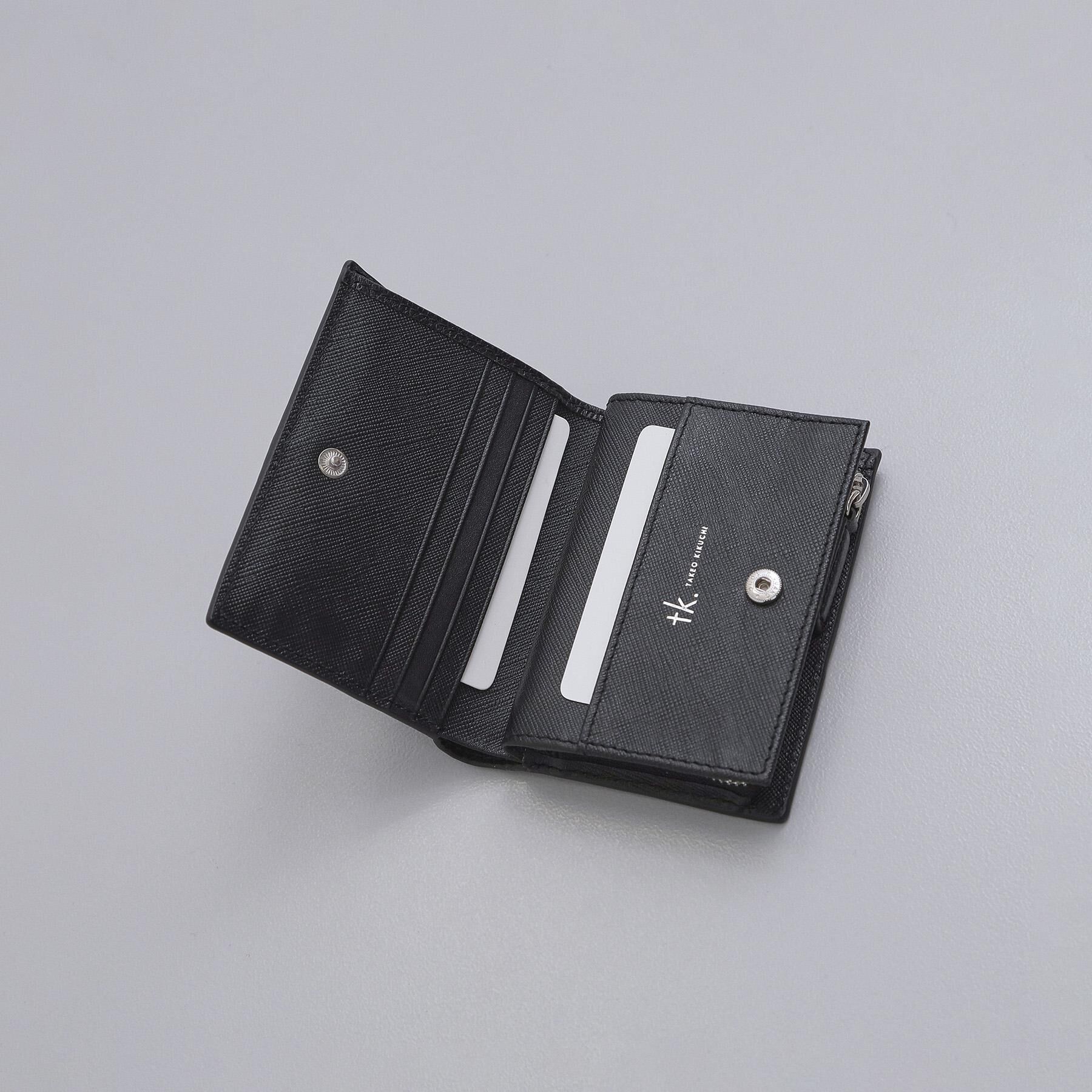 tk.TAKEO KIKUCHI「【本革】トリミングミニウォレット」|財布|