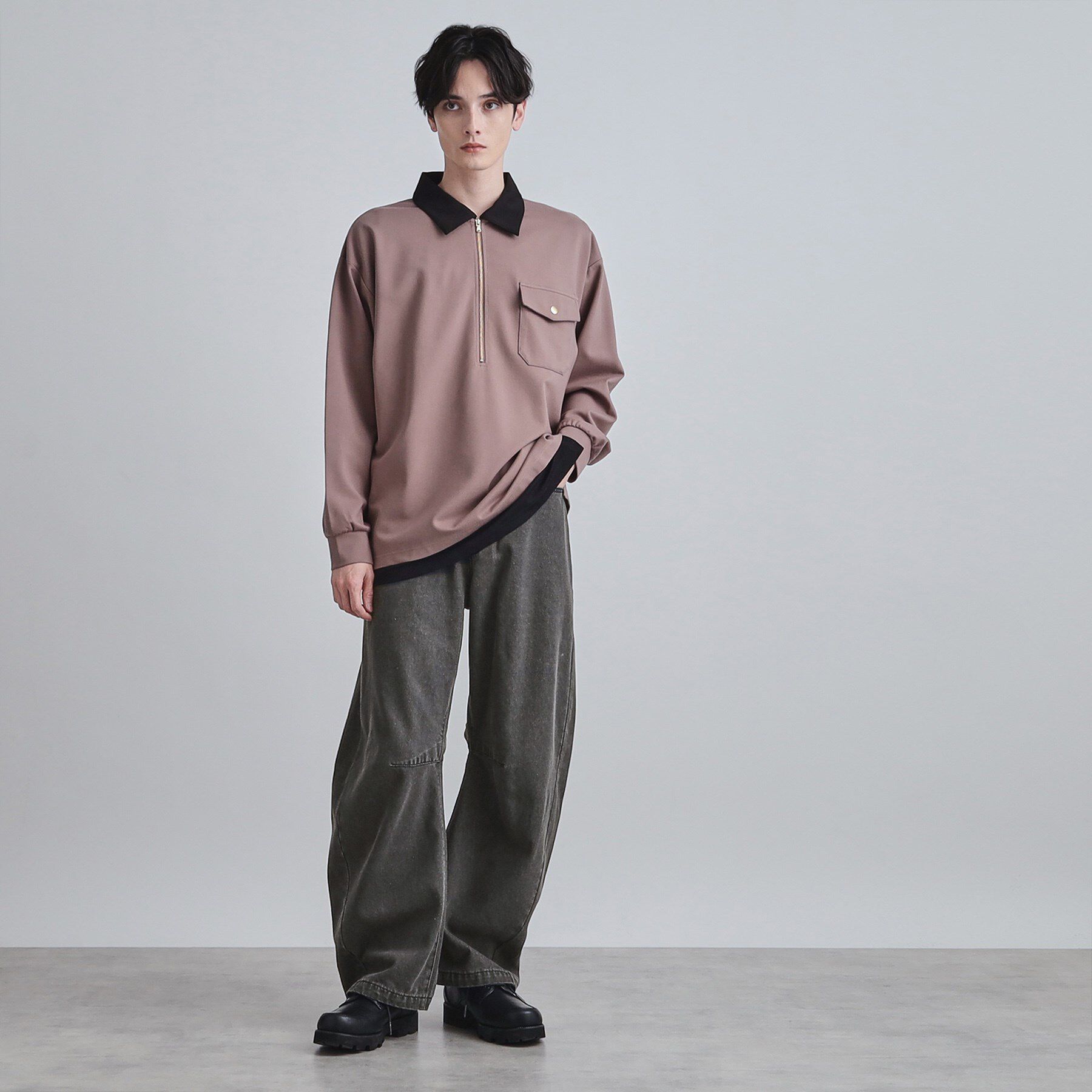 tk.TAKEO KIKUCHI「カーブステッチデニム」|デニム|