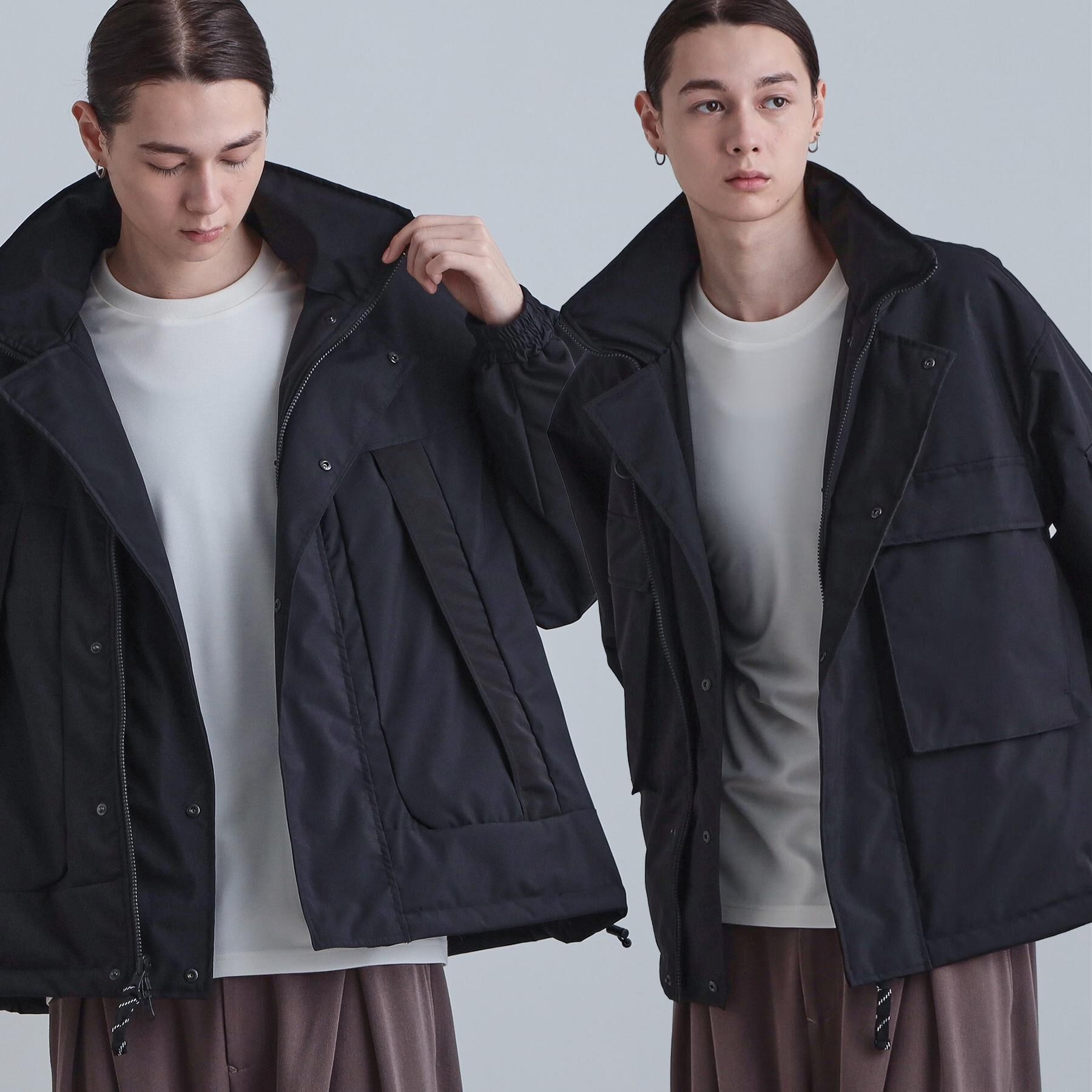 tk.TAKEO KIKUCHI「リバーシブルブルゾン」|ブルゾン・スタジャン|ブラック(019)